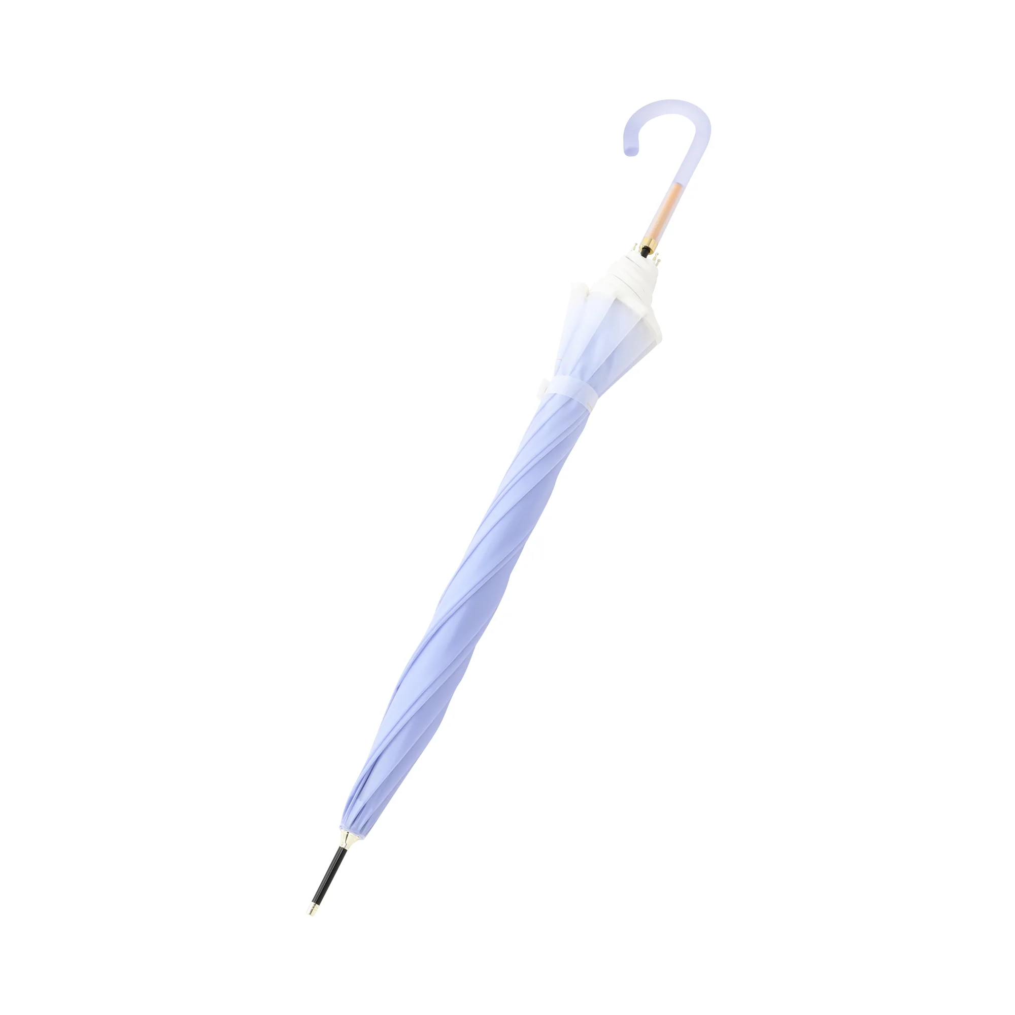コスメティック アンブレラ 長傘 61cm パープル - Image 6