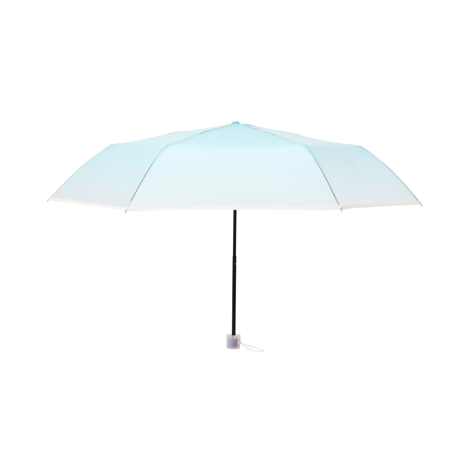 コスメティック アンブレラ 折りたたみ傘  50cm ブルー - Image 2