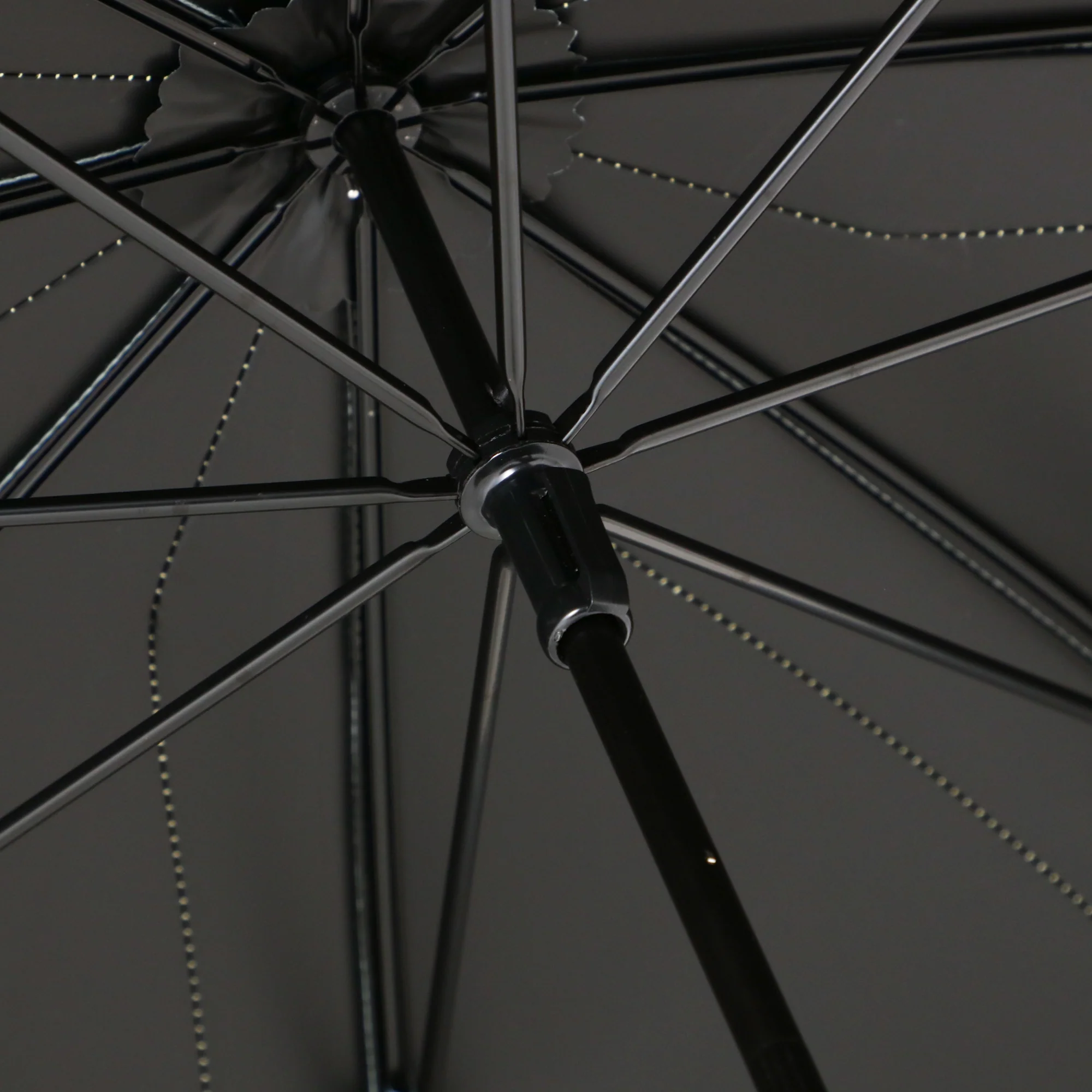 バイカラーパイピング 長傘 50cm グリーン（晴雨兼用） - Image 6