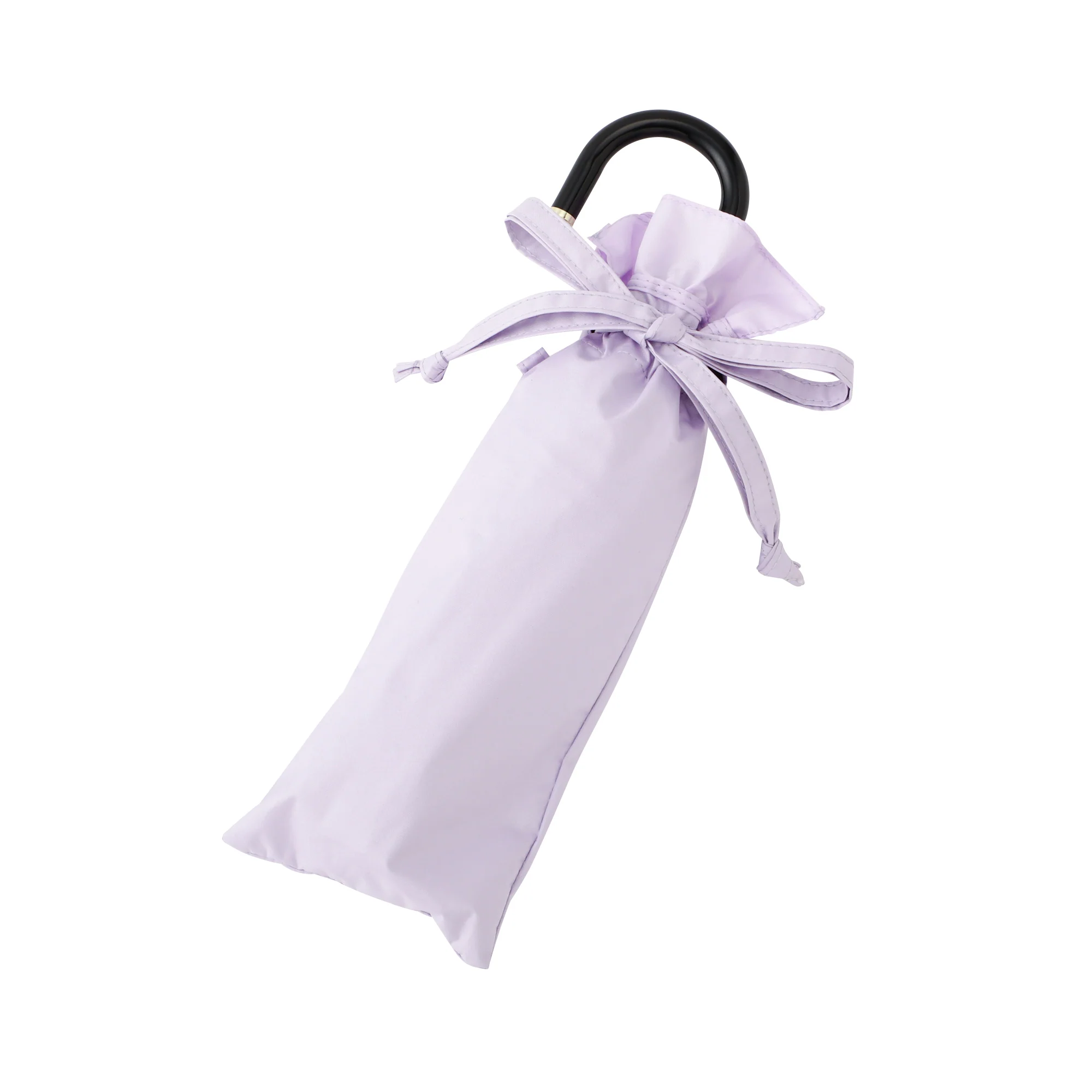 遮光 クラシックフリル 折りたたみ傘 50cm ラベンダー（晴雨兼用） - Image 8