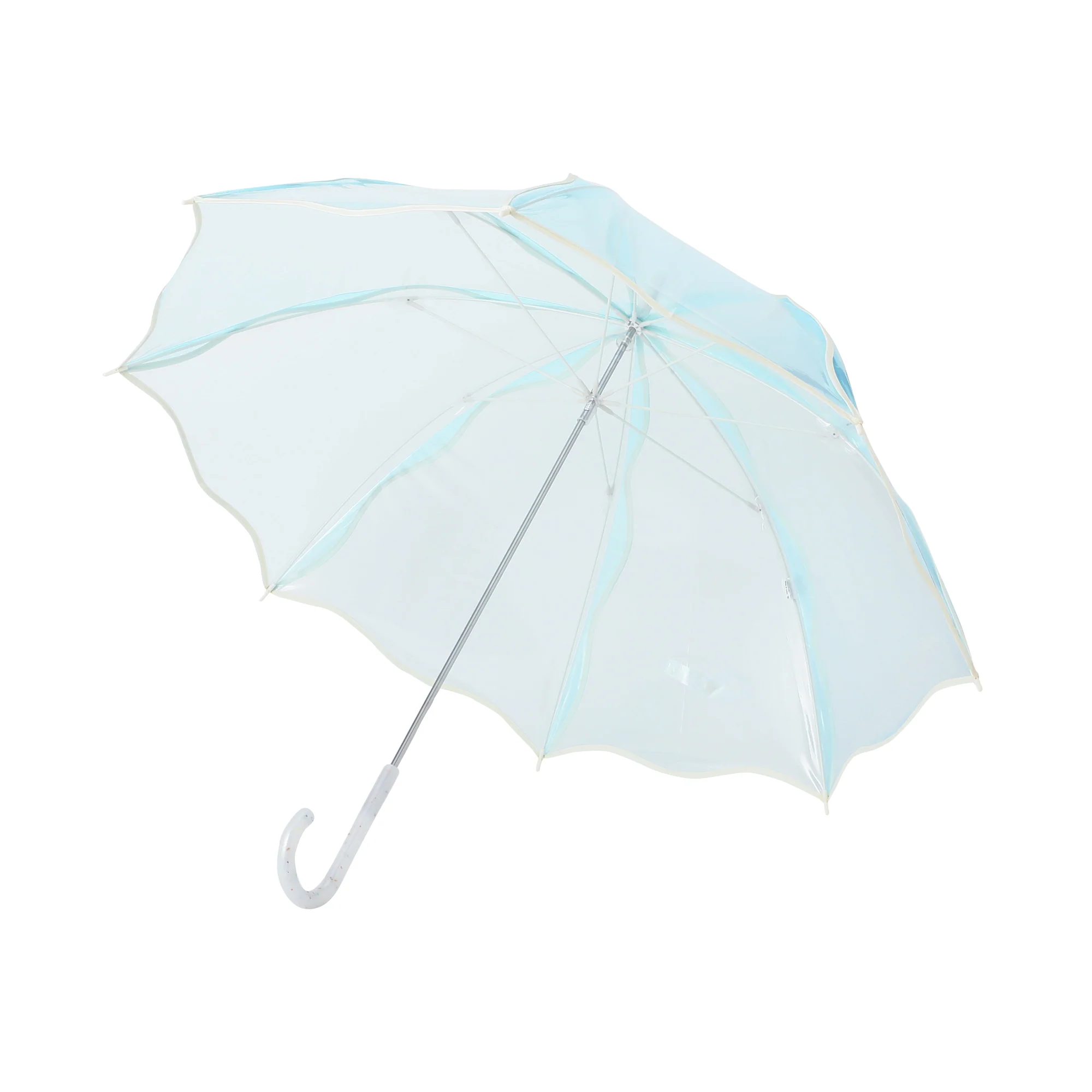 ウェービーアンブレラ 長傘 60cm ブルー - Image 5