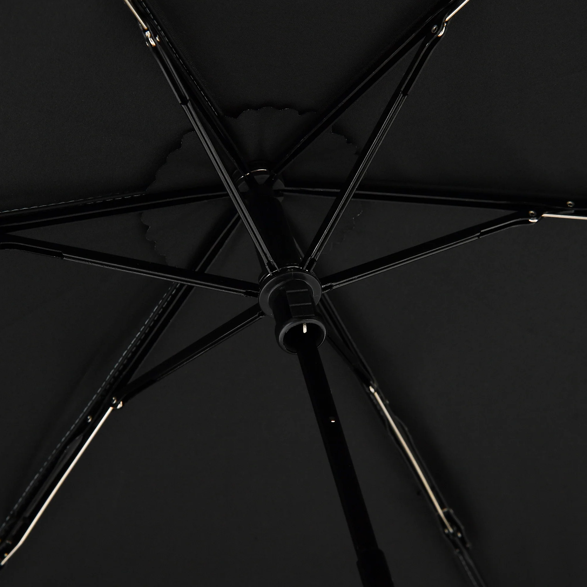 遮光 リボン 折りたたみ傘 50cm シルバー（晴雨兼用） - Image 8