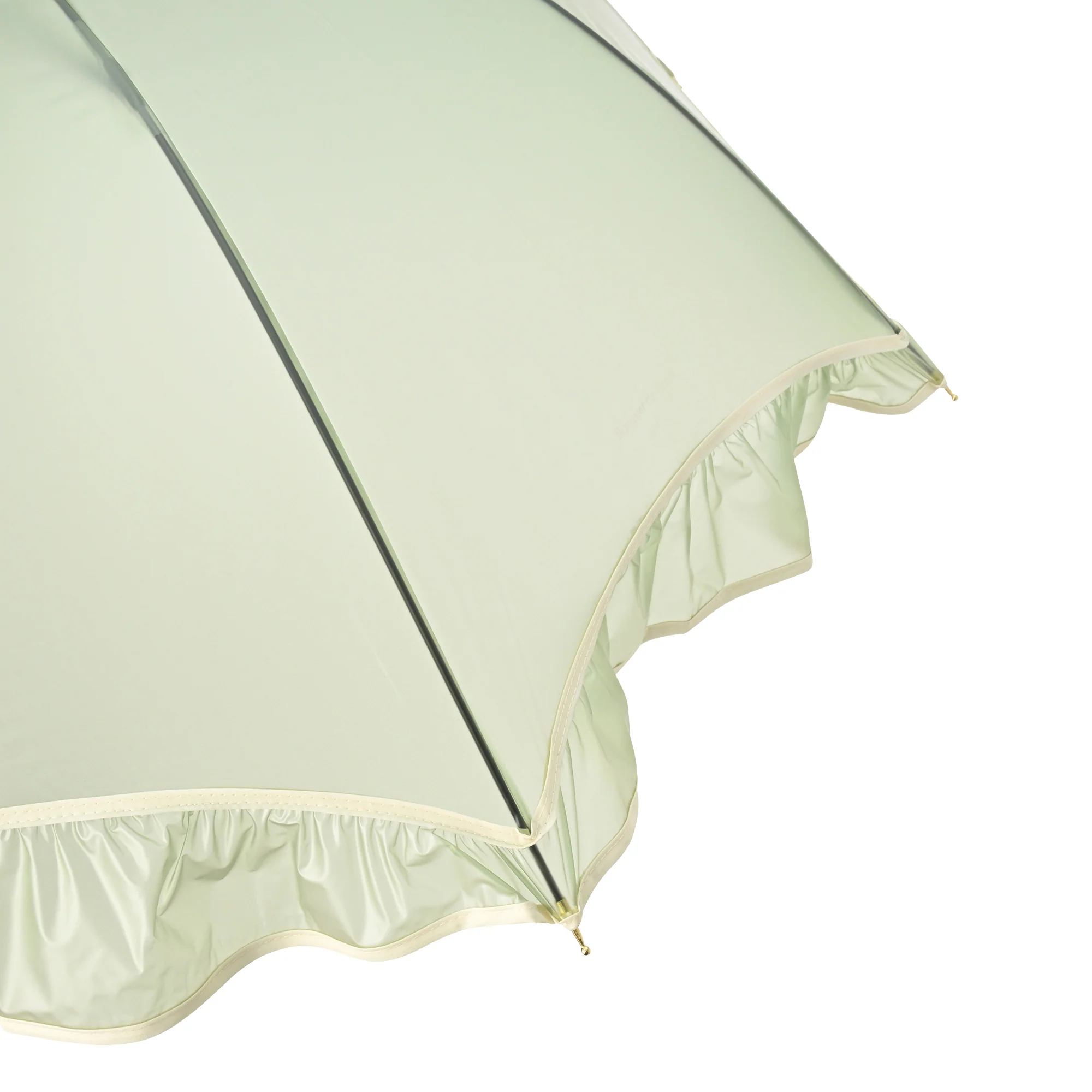 シアーフリルアンブレラ 長傘 61cm グリーン - Image 6