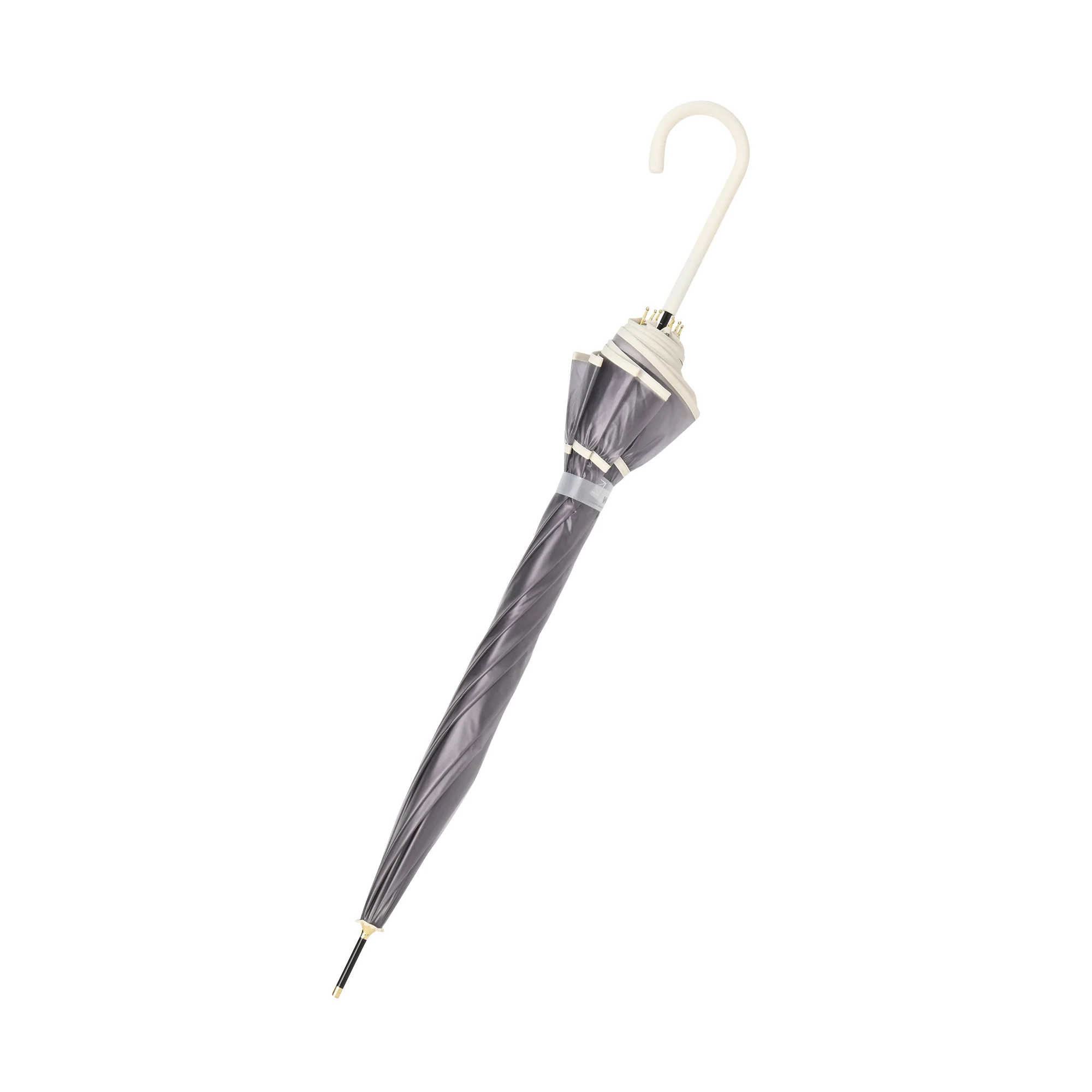 シアーフリルアンブレラ 長傘 61cm グレー - Image 9