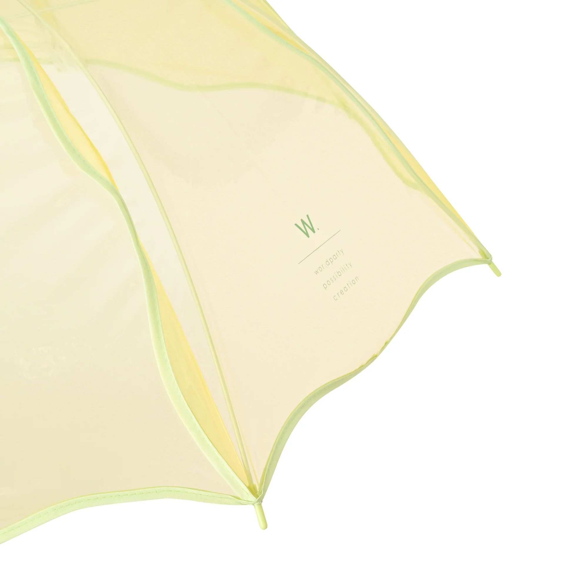 ウェービーアンブレラ 長傘 60cm イエロー - Image 4