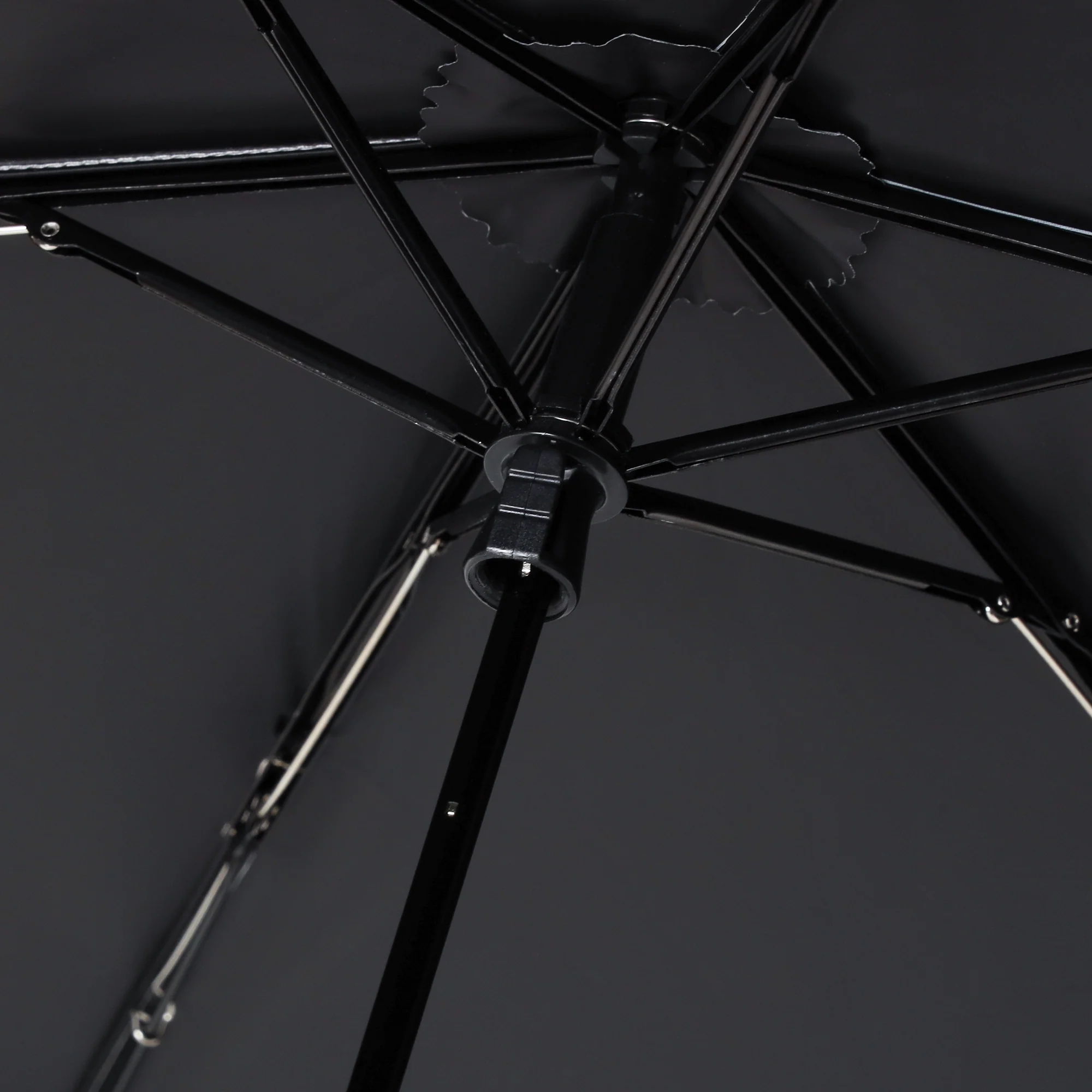 遮光クラシックフリル 折りたたみ傘 50cm サックスブルー（晴雨兼用） - Image 7