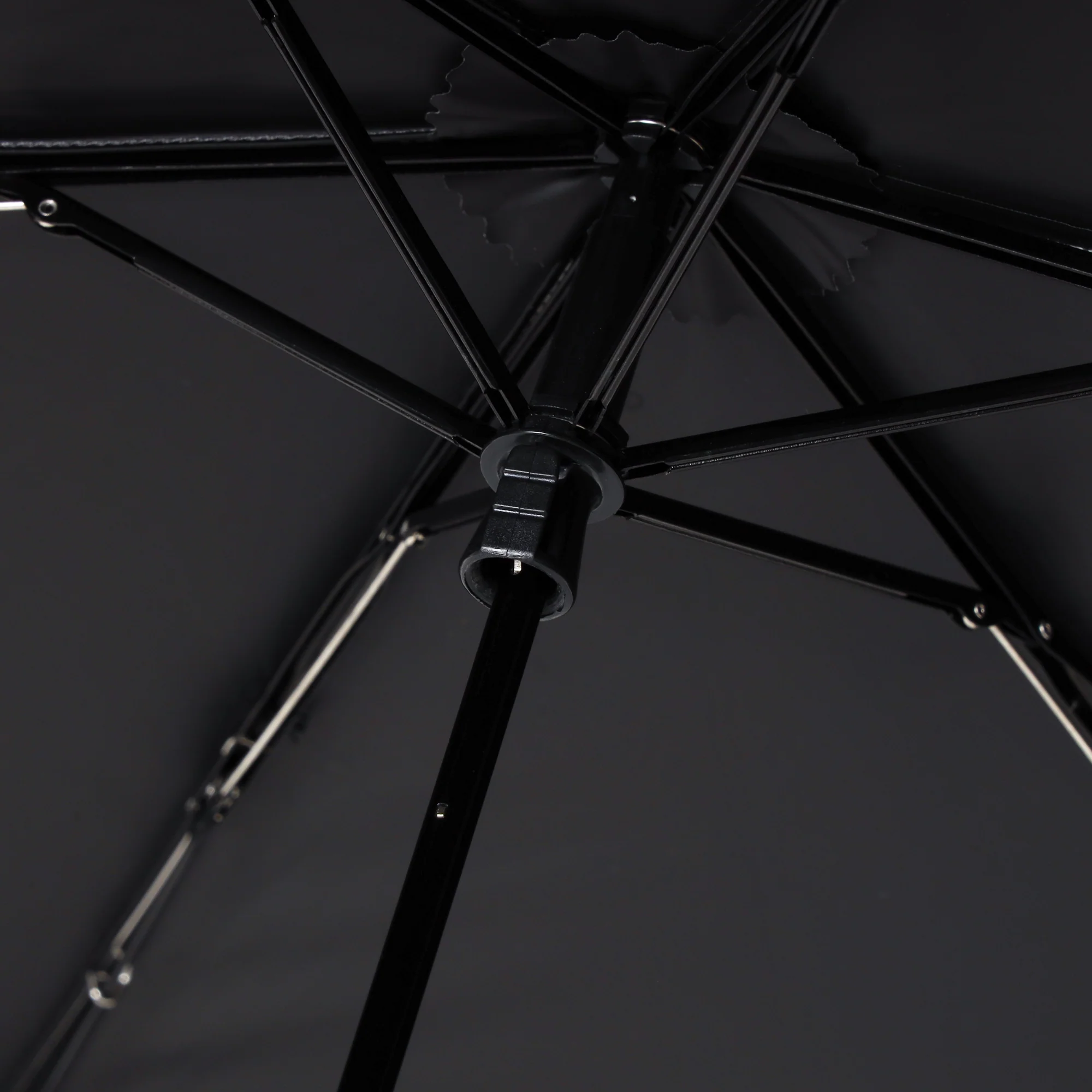 遮光クラシックフリル 折りたたみ傘 50cm グレー（晴雨兼用） - Image 7