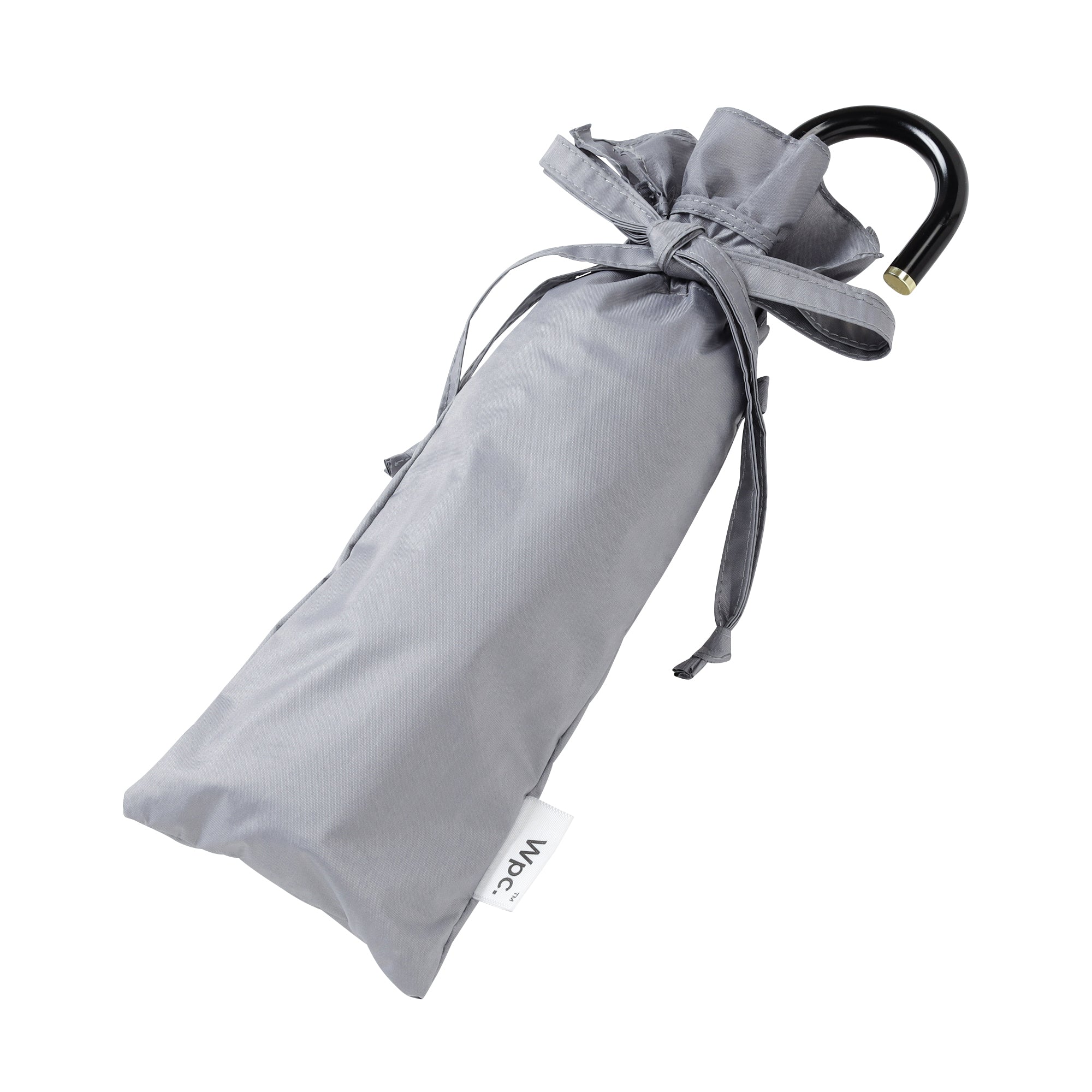 遮光クラシックフリル 折りたたみ傘 50cm グレー（晴雨兼用） - Image 8