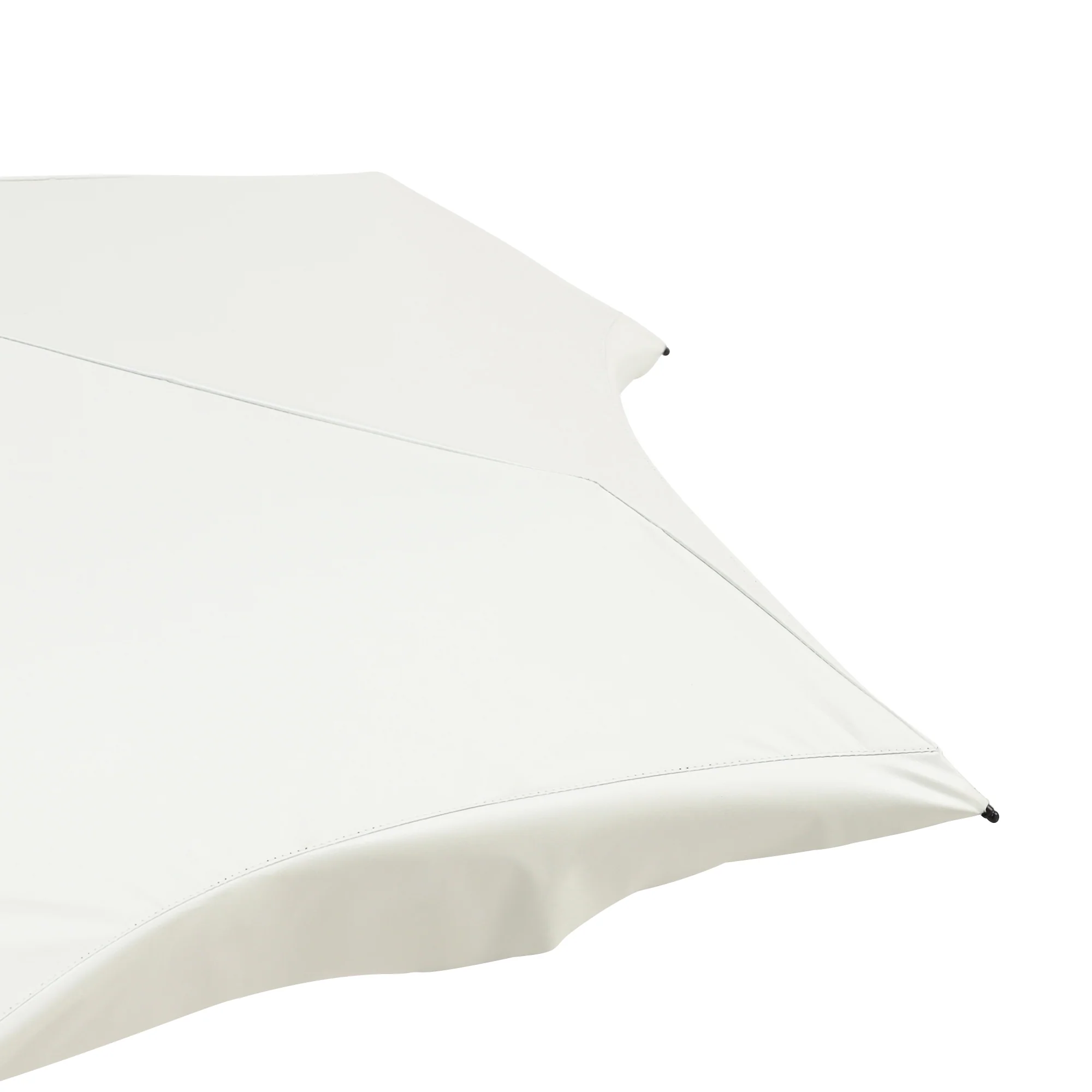 遮光コンパクトフリル 折りたたみ傘 50cm オフホワイト（晴雨兼用） - Image 5