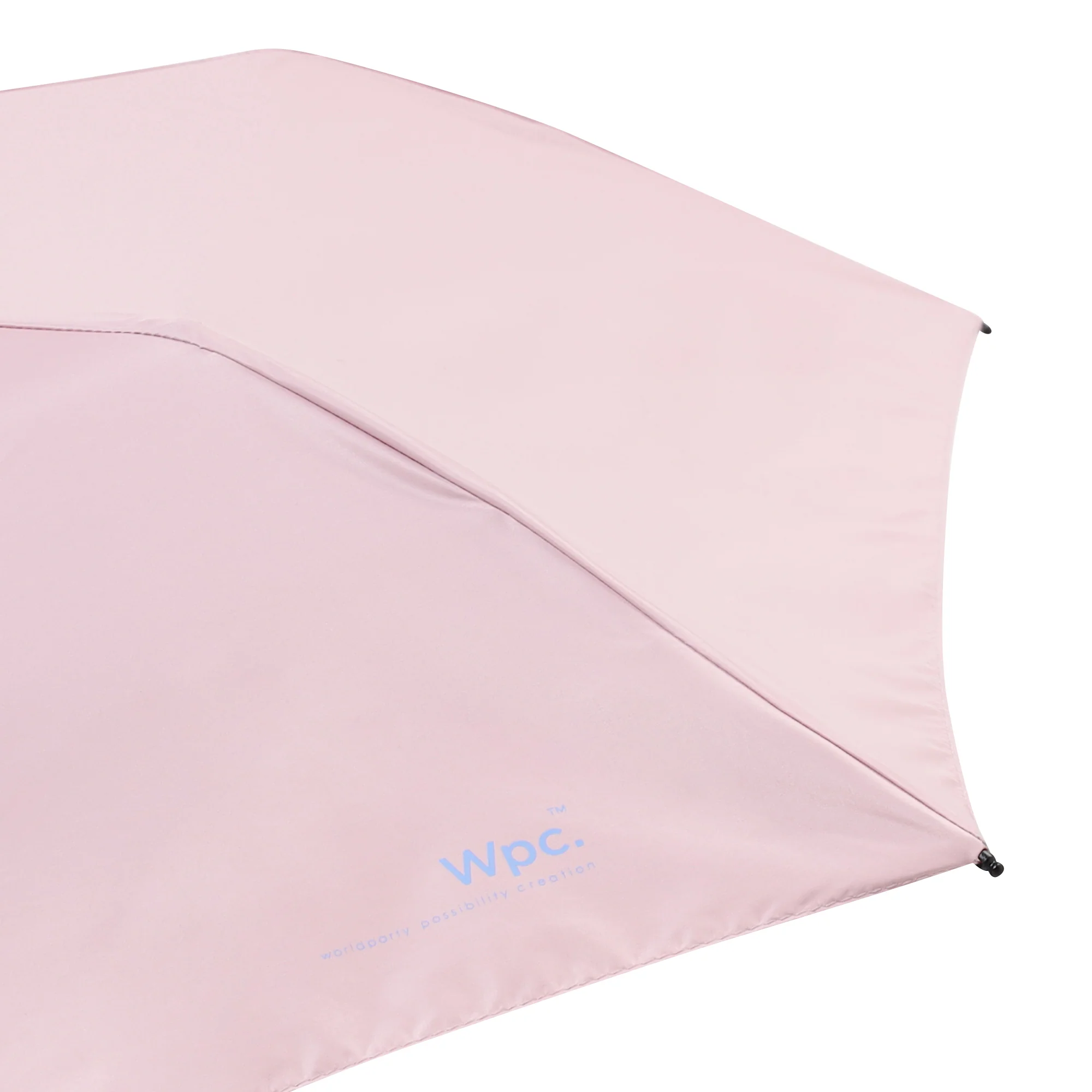 遮光軽量ソリッド 折りたたみ傘 50cm ピンク（晴雨兼用） - Image 5