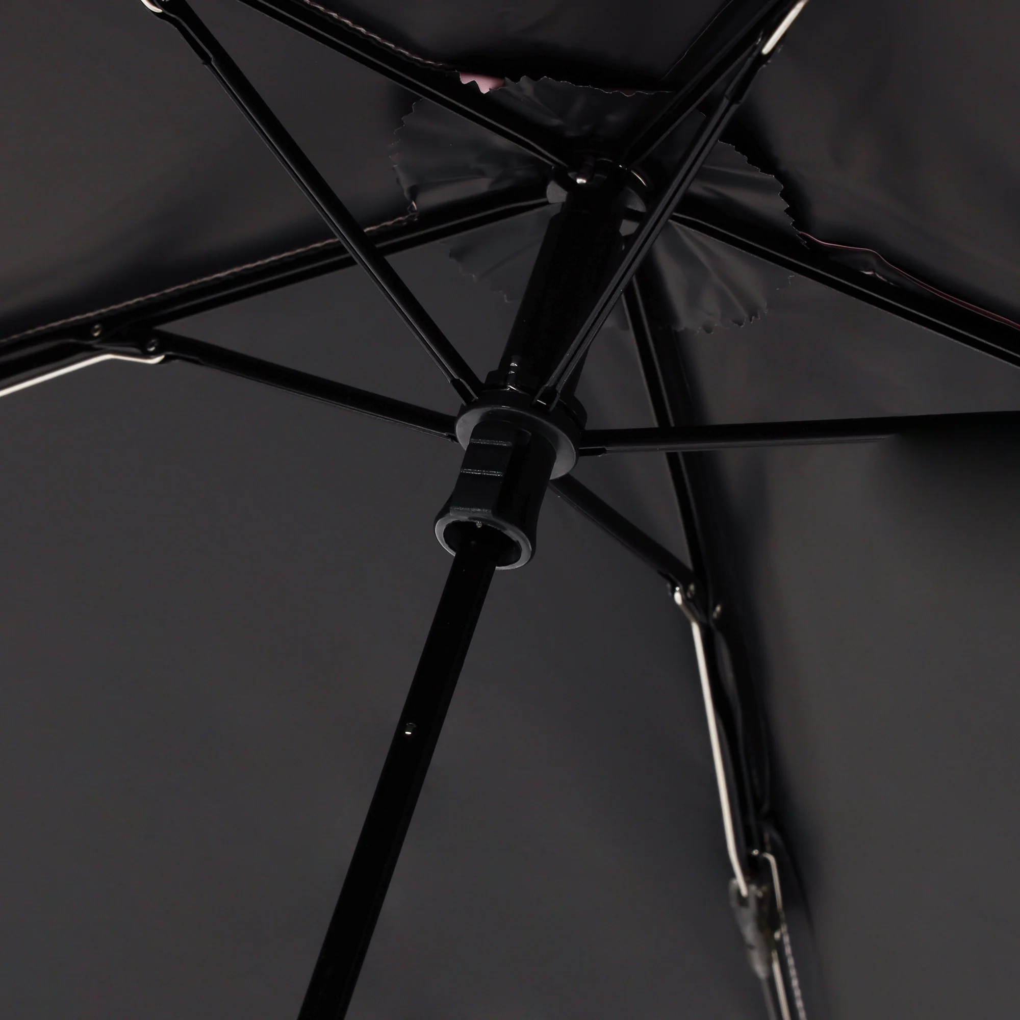 遮光軽量ソリッド 折りたたみ傘 50cm ピンク（晴雨兼用） - Image 7