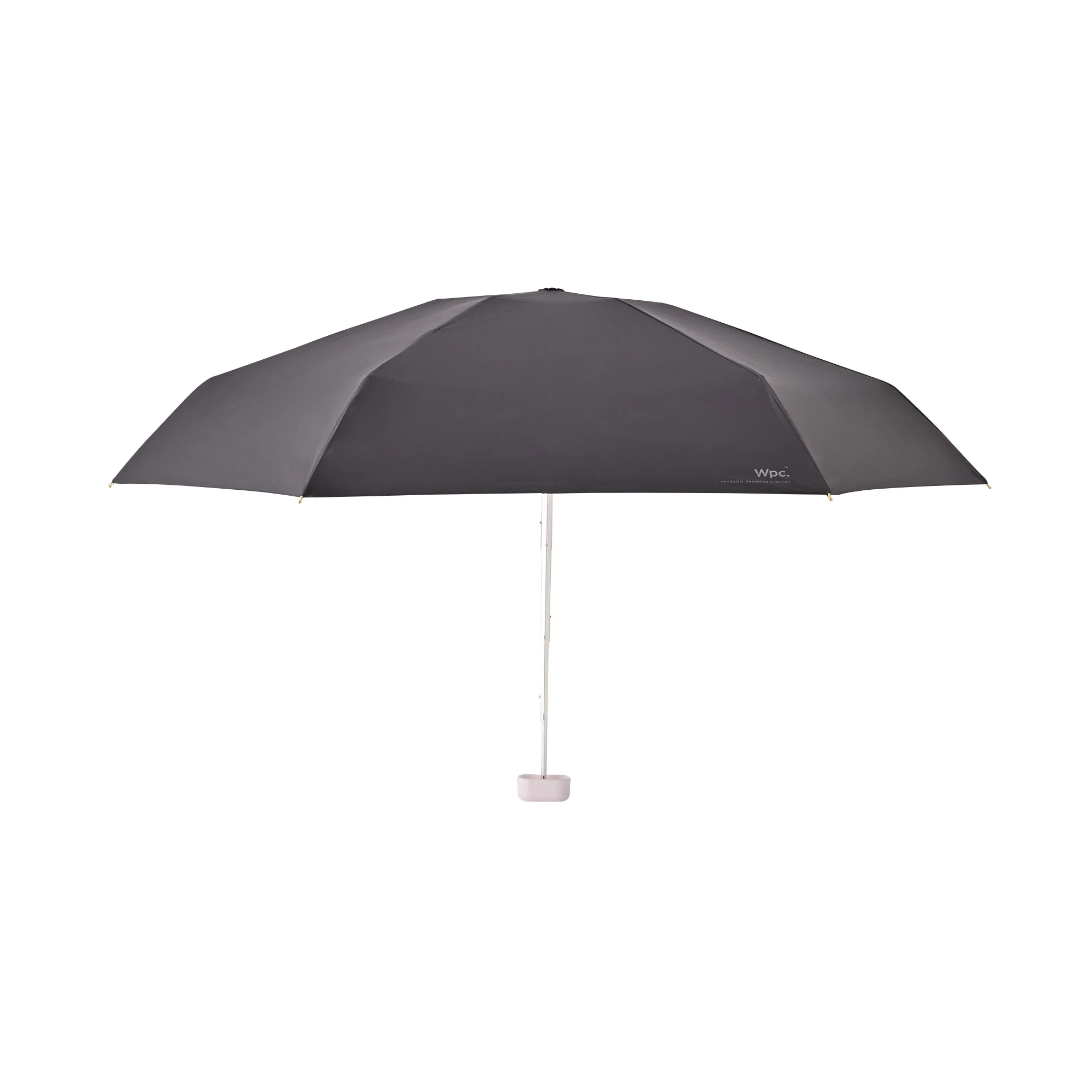 遮光ポシェットtiny 折りたたみ傘 46cm チャコールグレー（晴雨兼用） - Image 4
