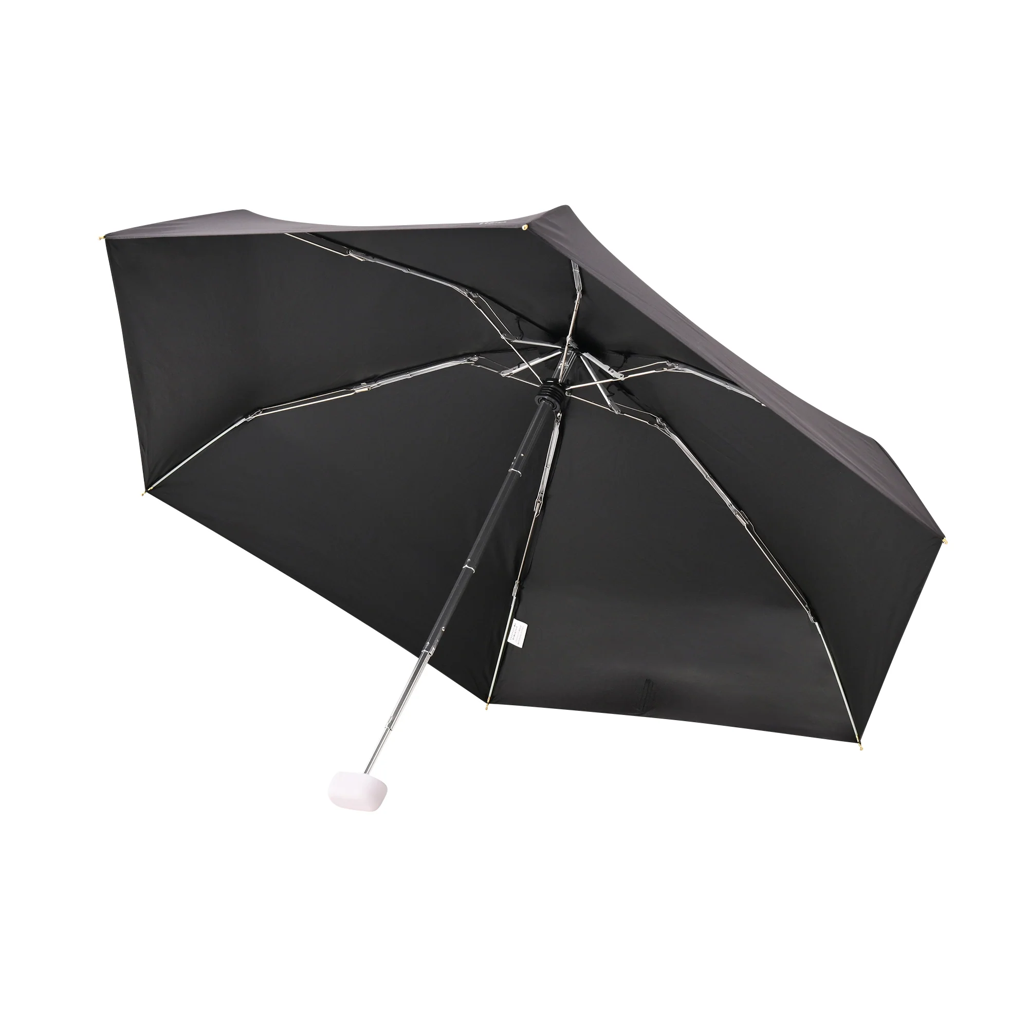 遮光ポシェットtiny 折りたたみ傘 46cm チャコールグレー（晴雨兼用） - Image 5