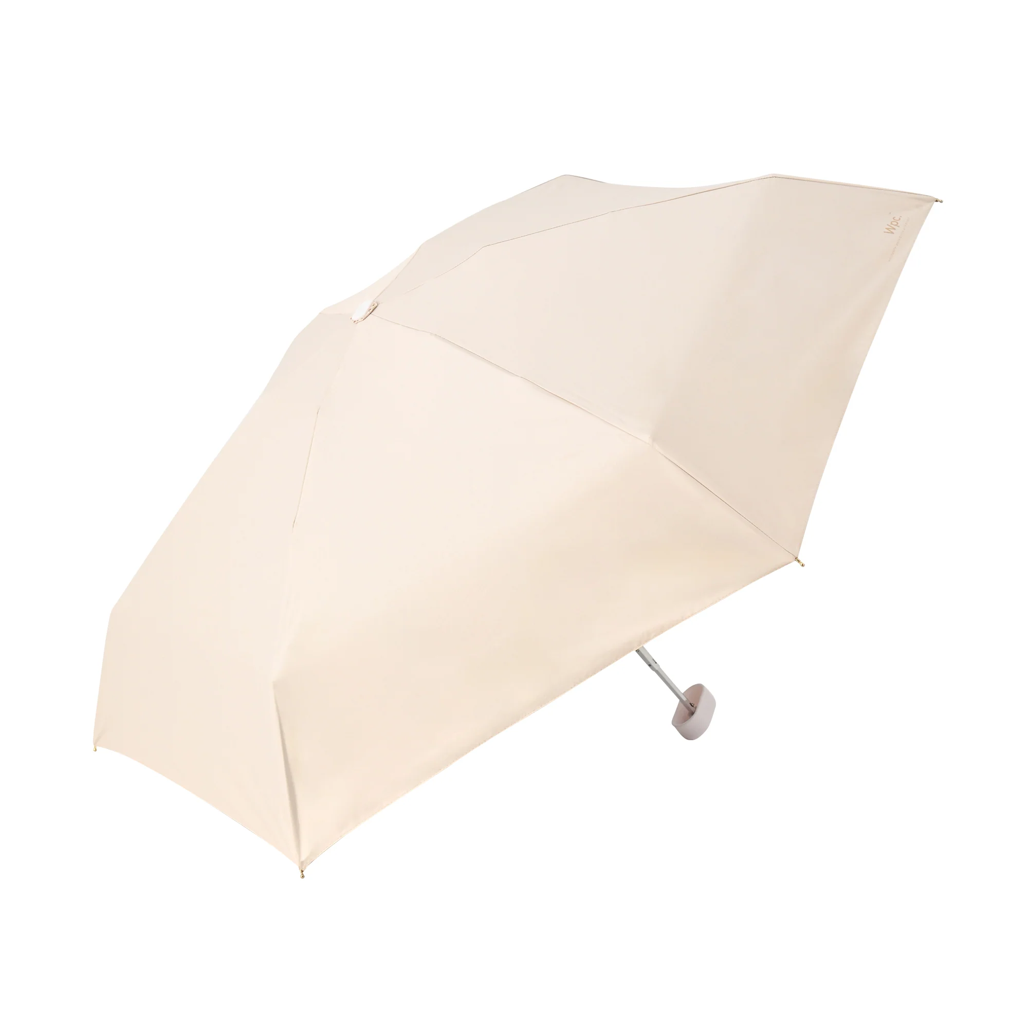 遮光ポシェットtiny 折りたたみ傘 46cm ベージュ（晴雨兼用） - Image 3