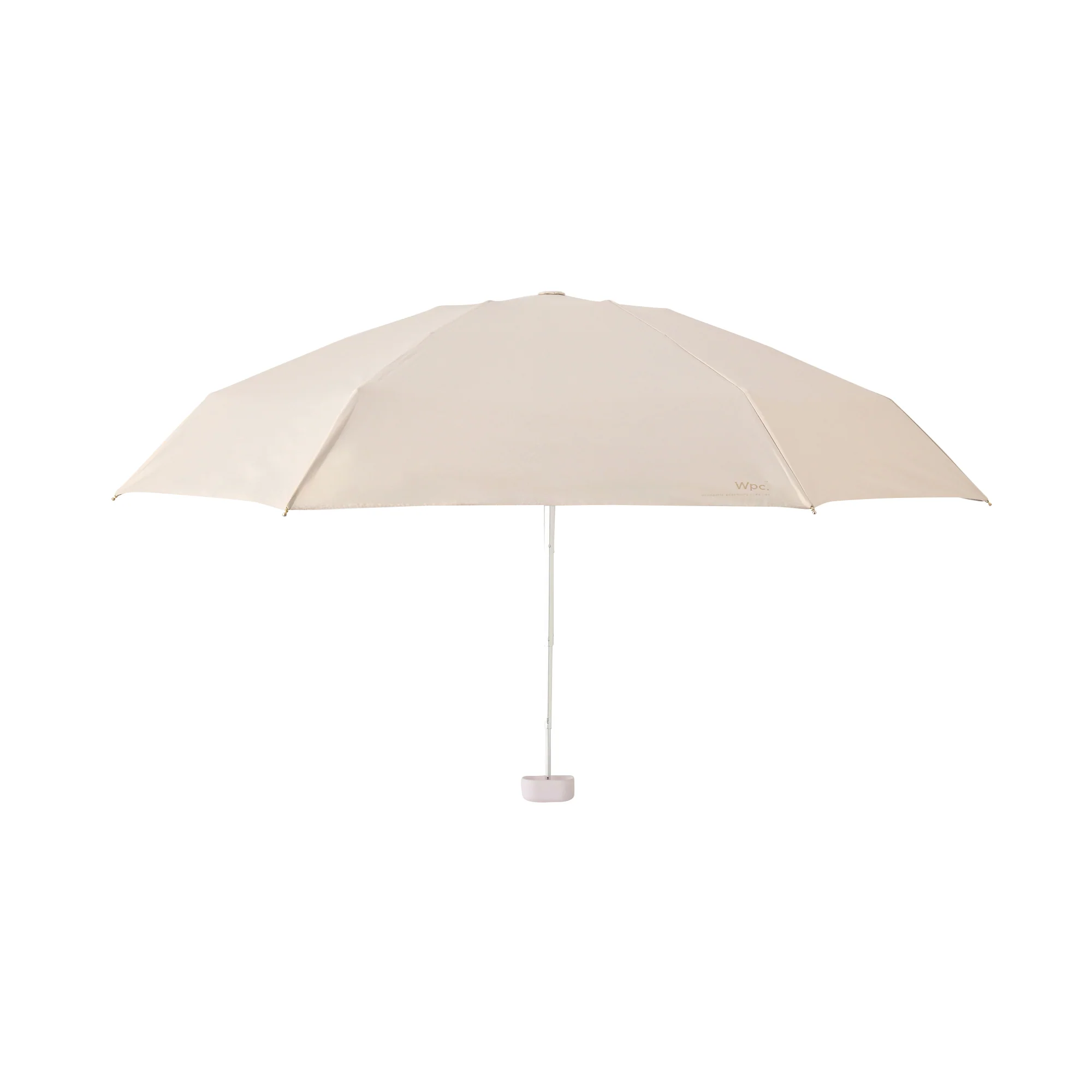 遮光ポシェットtiny 折りたたみ傘 46cm ベージュ（晴雨兼用） - Image 4