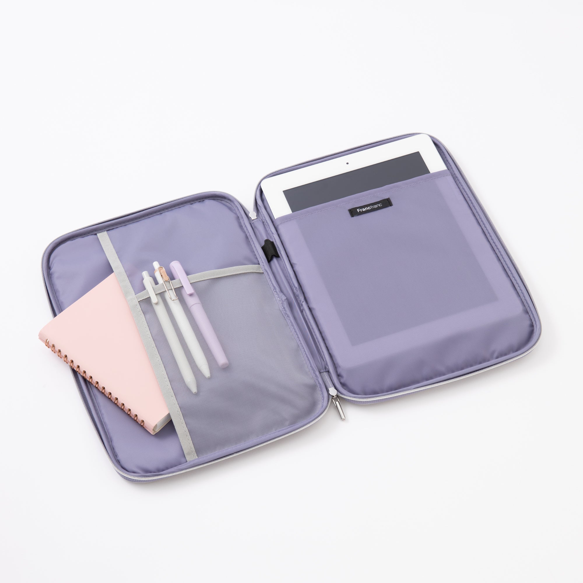 アーチキルト タブレットケース ブルーグレー - Image 7