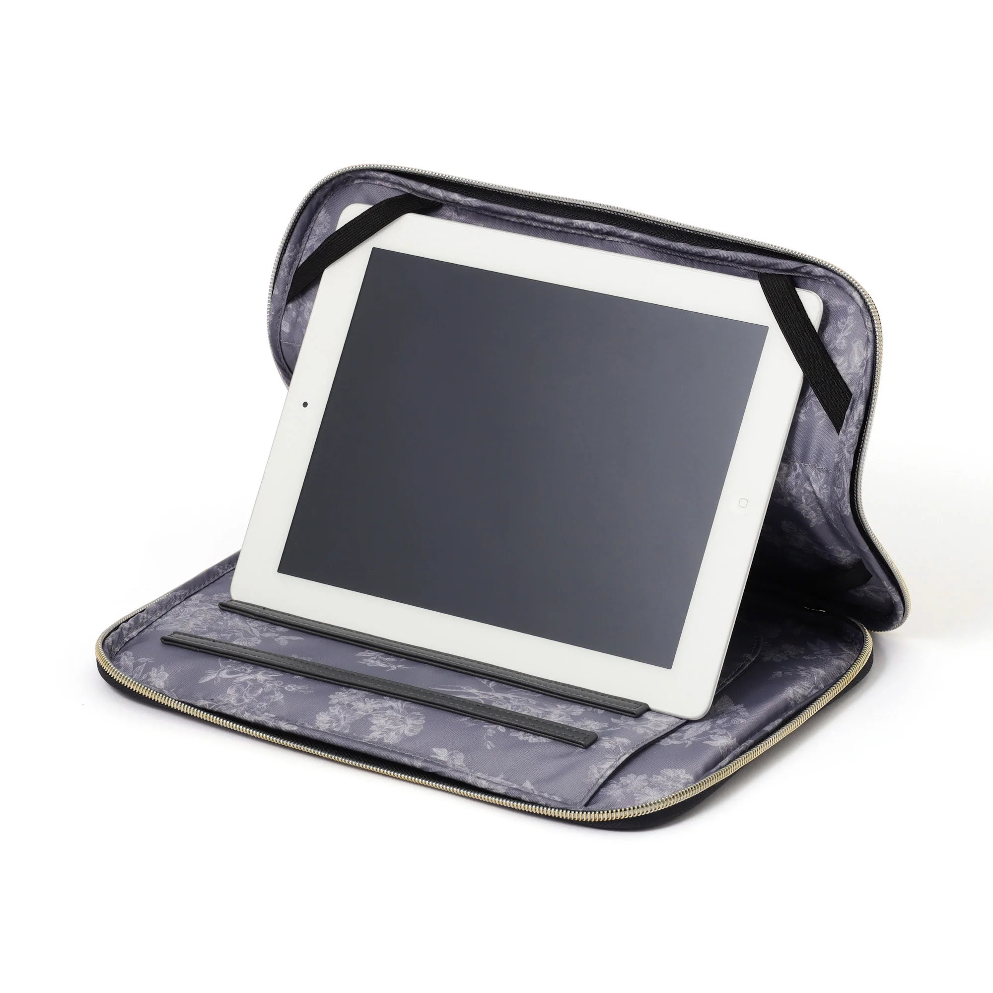 ギャザー タブレットケース 2 ダークグレー - Image 6