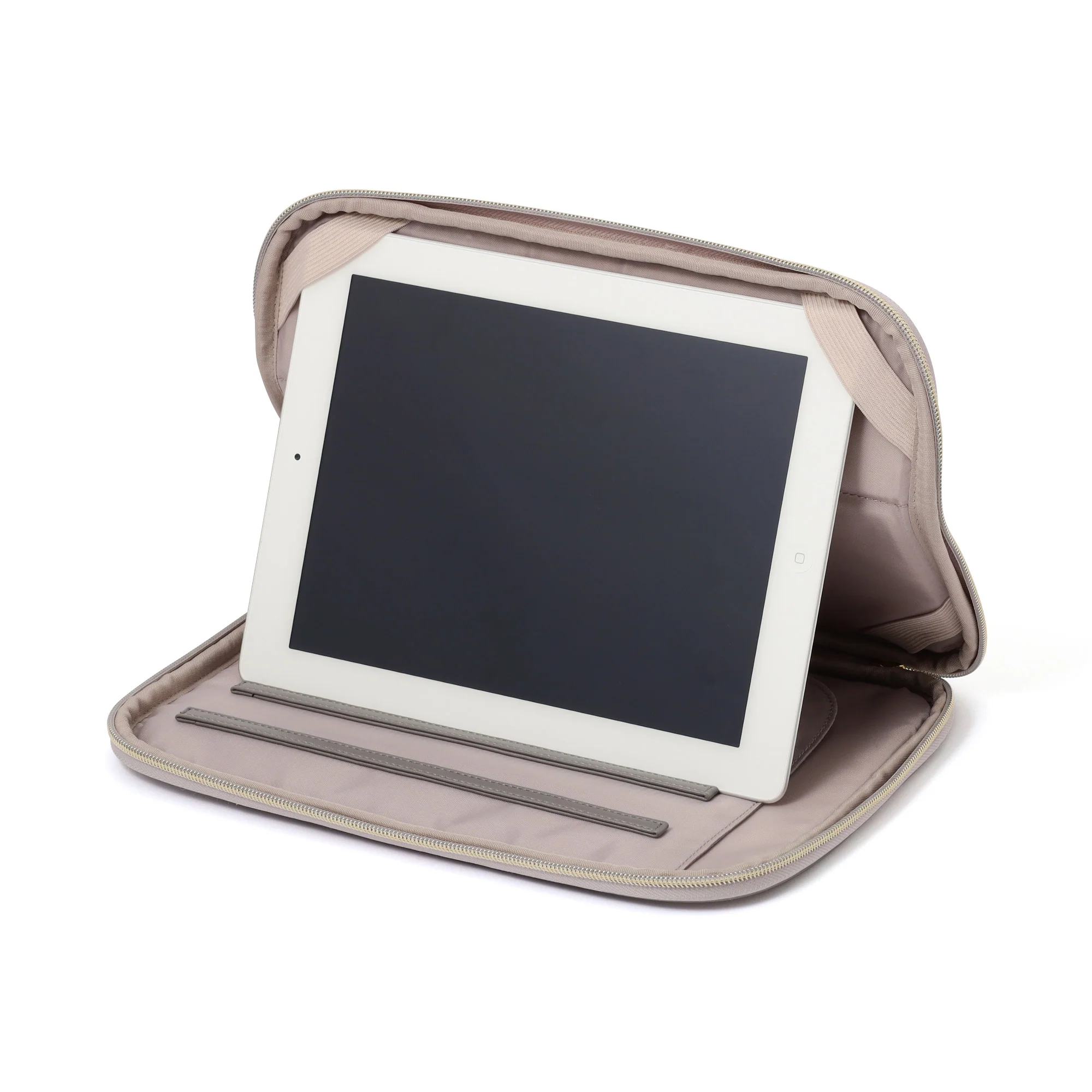 ノーブルキルト タブレットケース ベージュ - Image 6