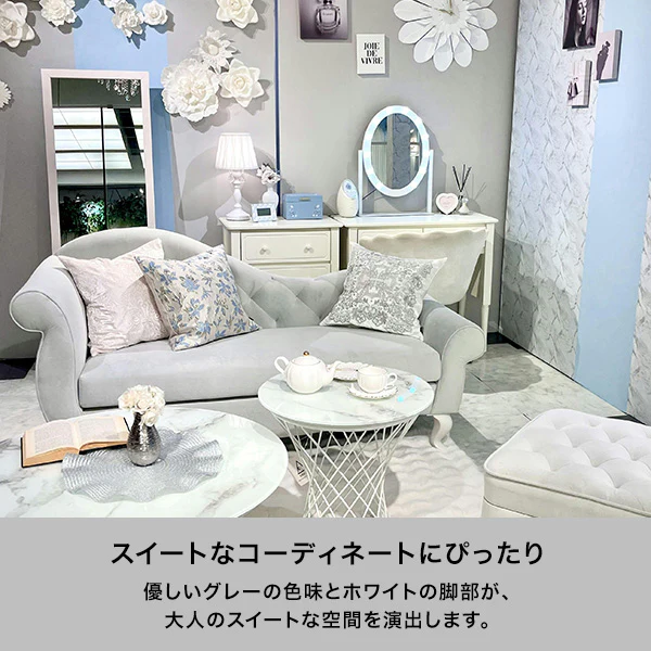 エーデル カウチ  ライトグレー - Image 4