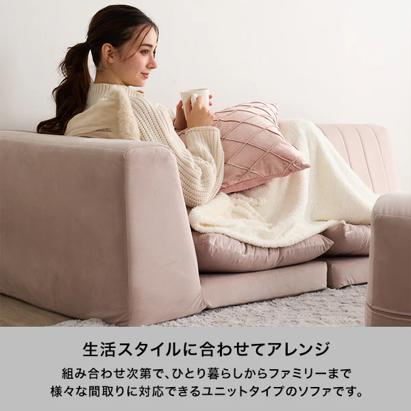 【EC限定】ファミーユ ローソファ プラス 1S グレー（W500） - Image 3