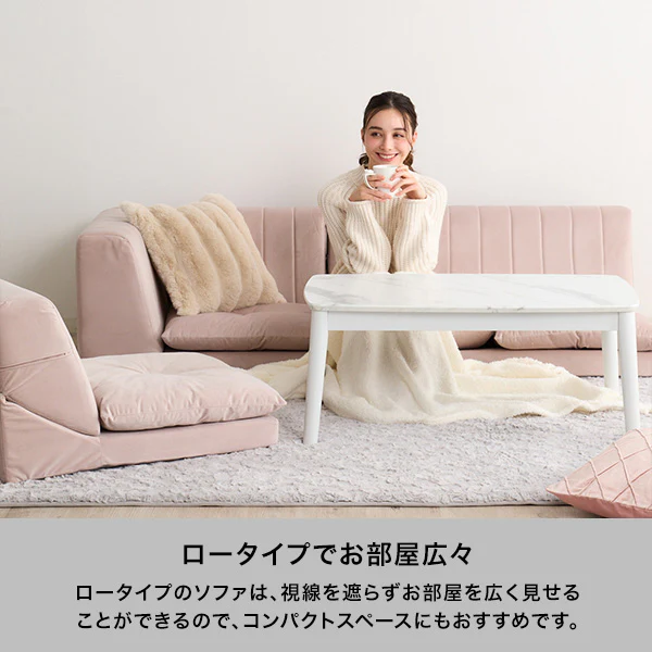 【EC限定】ファミーユ ローソファ プラス 1S グレー（W500） - Image 4