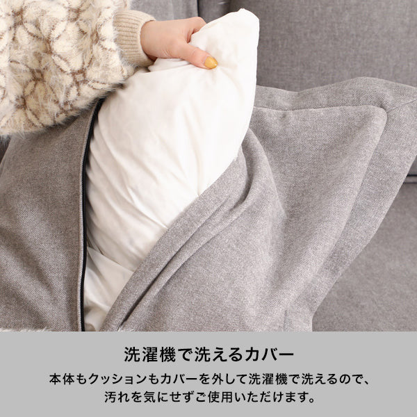 リーナ オットマン グレー - Image 4