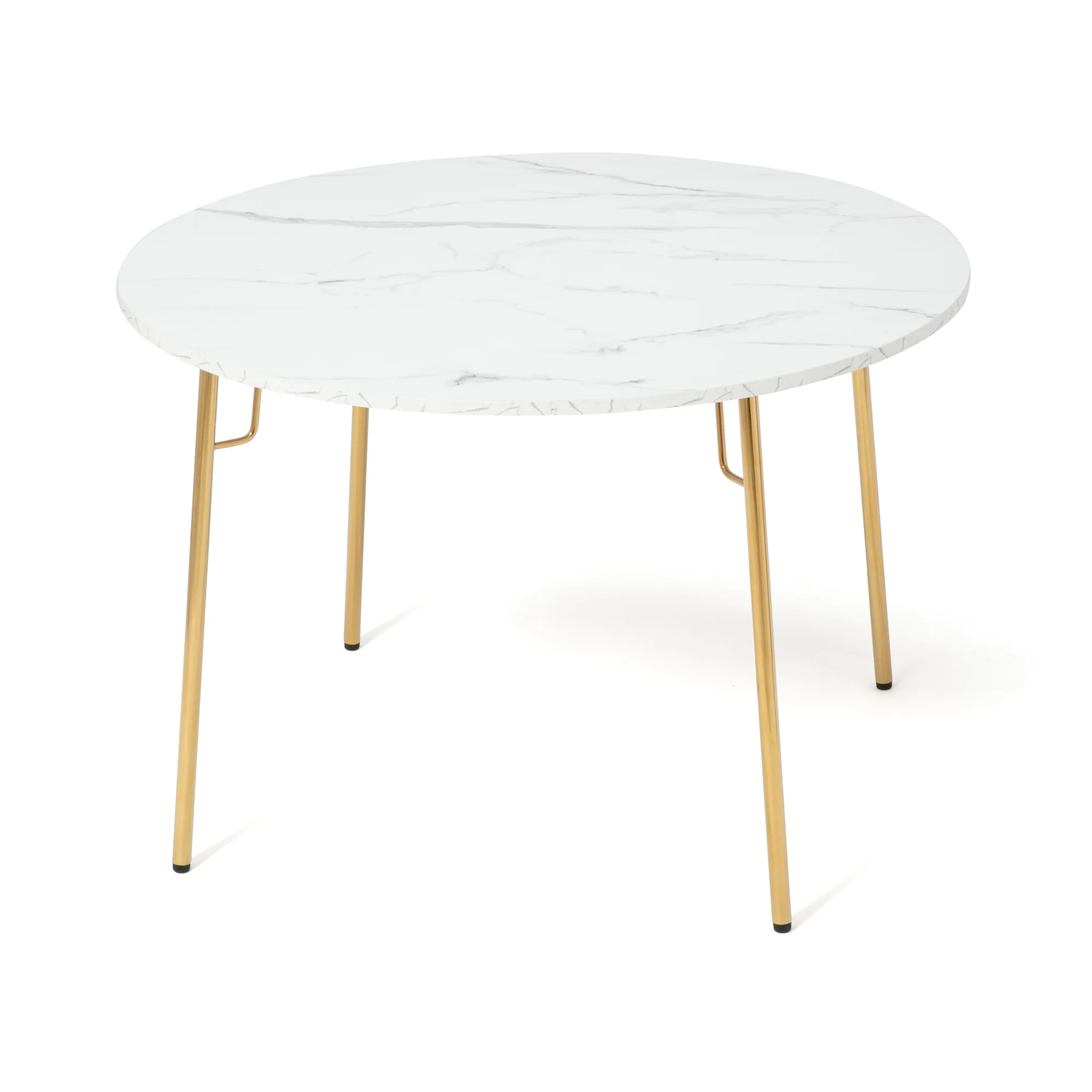 ベル ダイニングテーブル 2 ラウンド マーブル×ゴールド（Φ1100） - Image 7