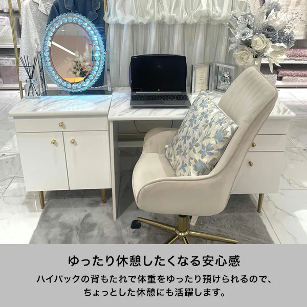 エルドラド デスクチェア ハイバック  グレー - Image 4