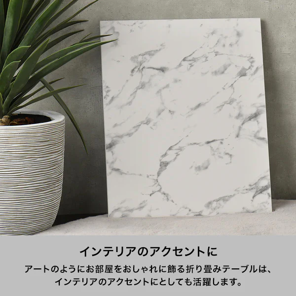 アート テーブル マーブル L グレー - Image 2