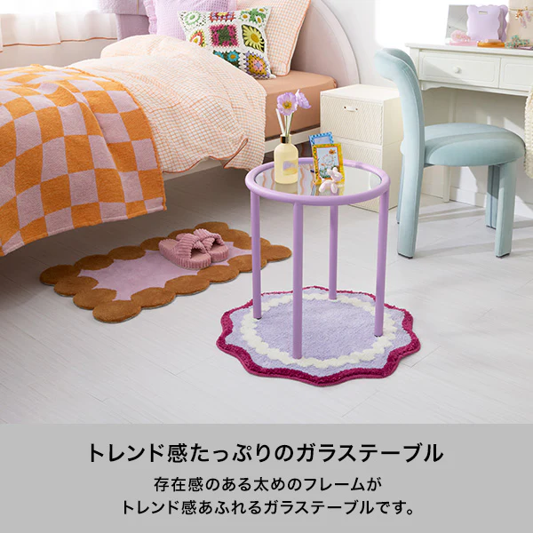 セボ サイドテーブル ラウンド  ホワイト（W400） - Image 2