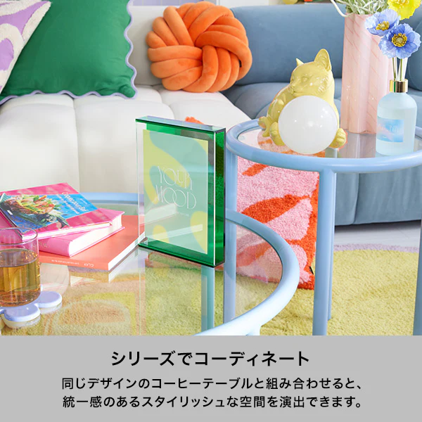 セボ サイドテーブル ラウンド  ホワイト（W400） - Image 5