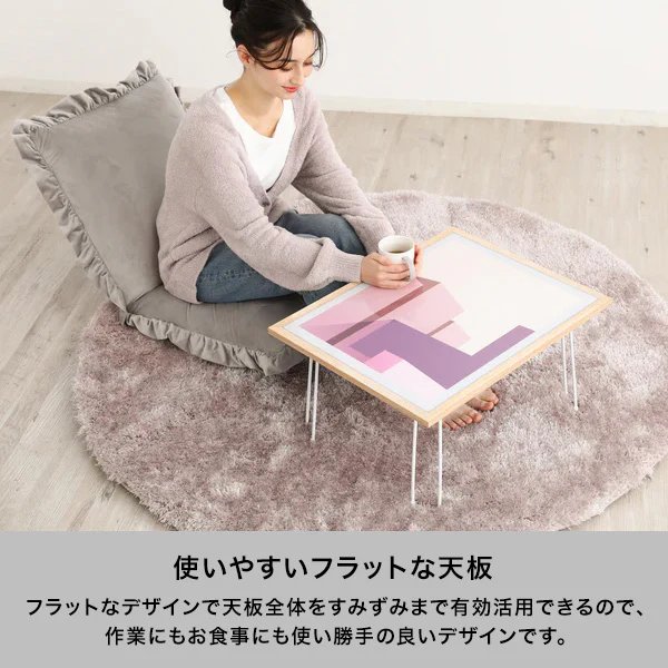 アート テーブル マーブル  M ベージュ - Image 4