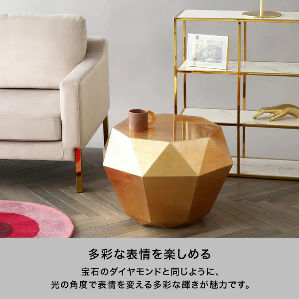 ダイヤモンド テーブル ゴールド（W520） - Image 4