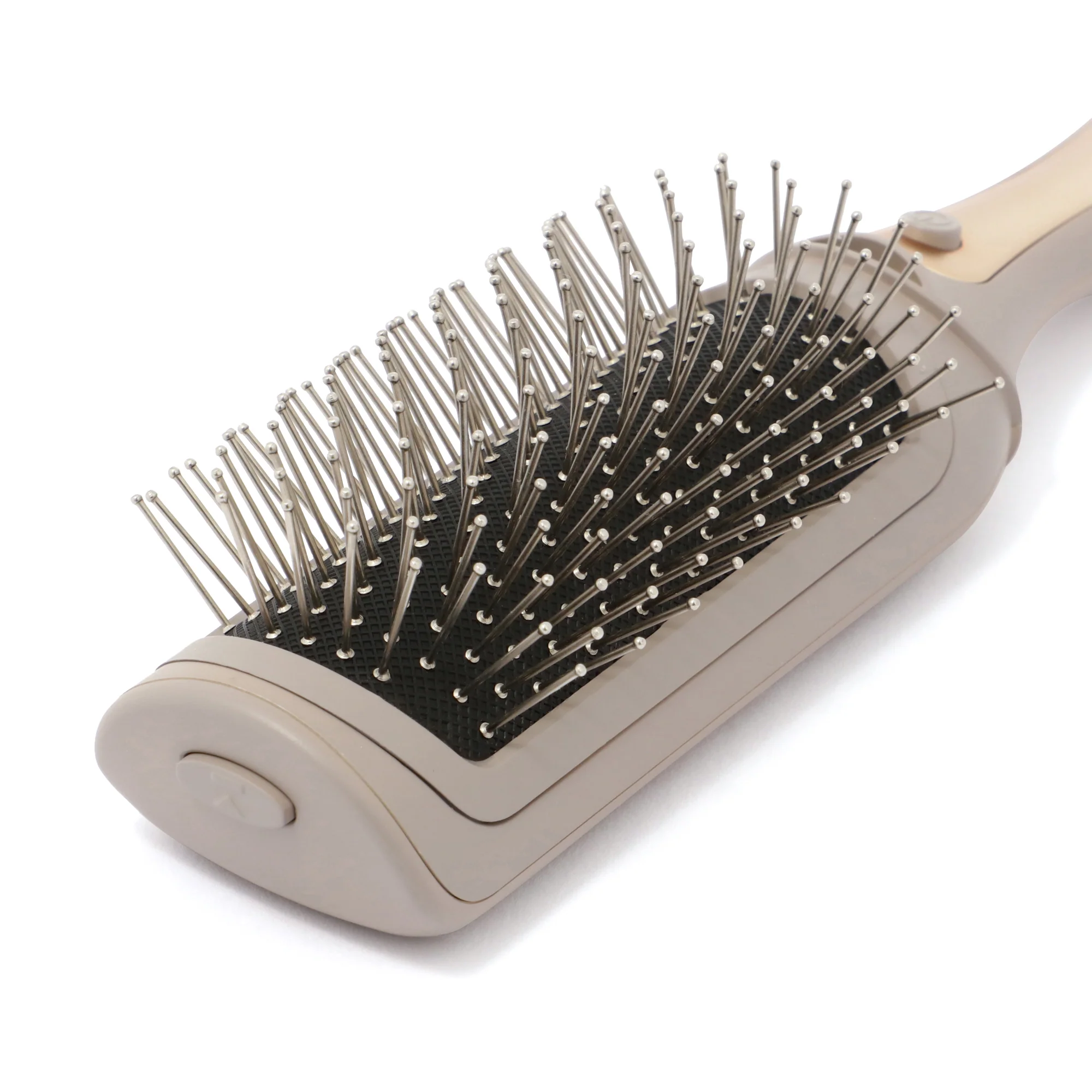 サロン 振動イオンヘアブラシ グレー - Image 5