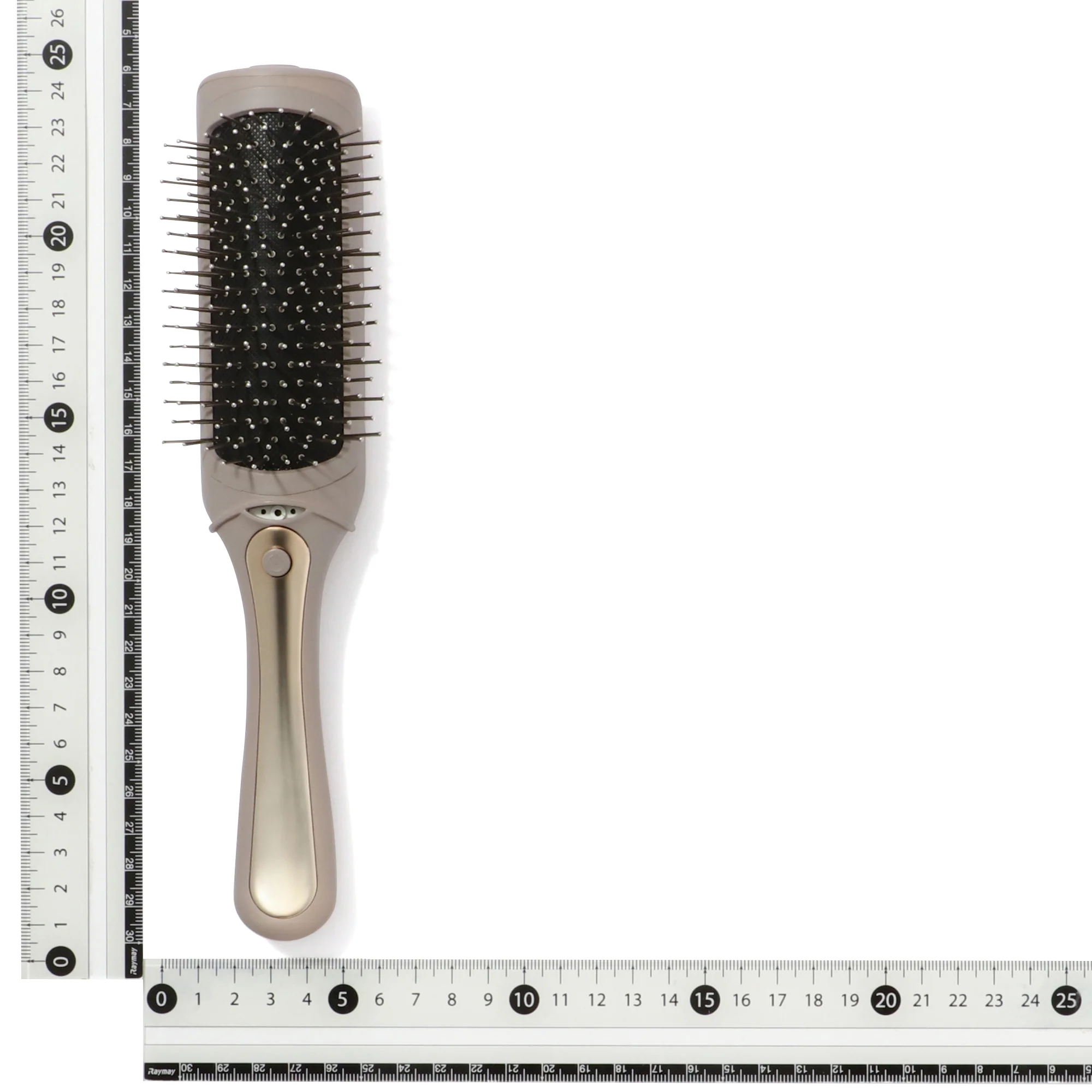 サロン 振動イオンヘアブラシ グレー - Image 8