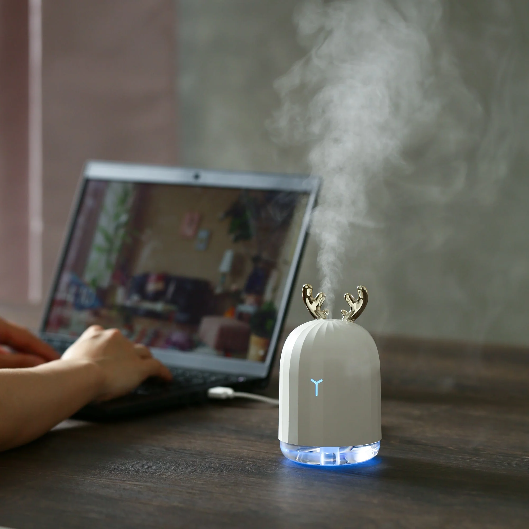 ミニ USB加湿器 ディア ホワイト - Image 14
