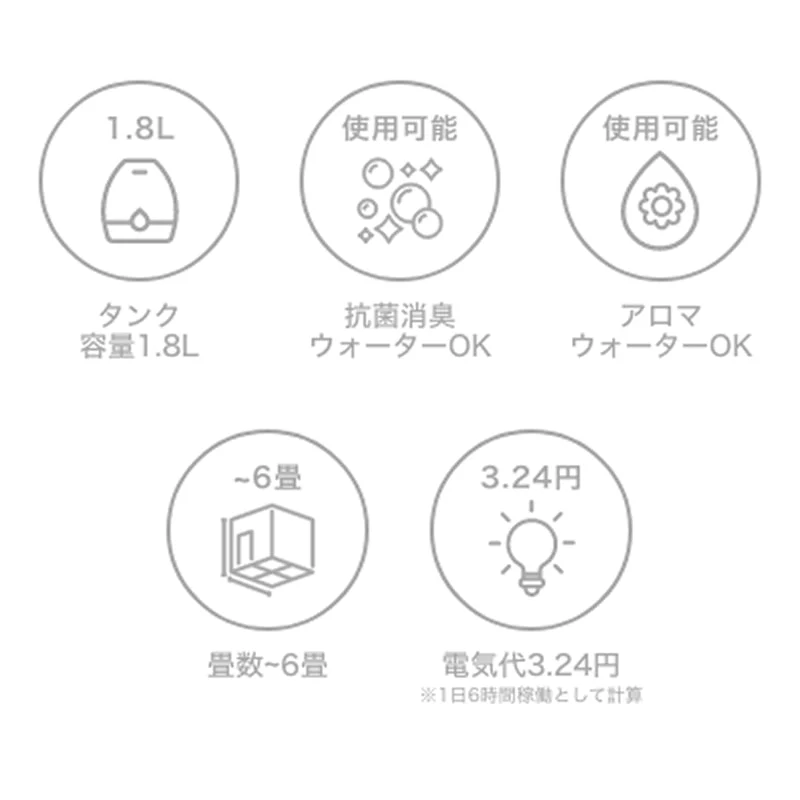 カーラ 超音波式加湿器 マーブル - Image 2