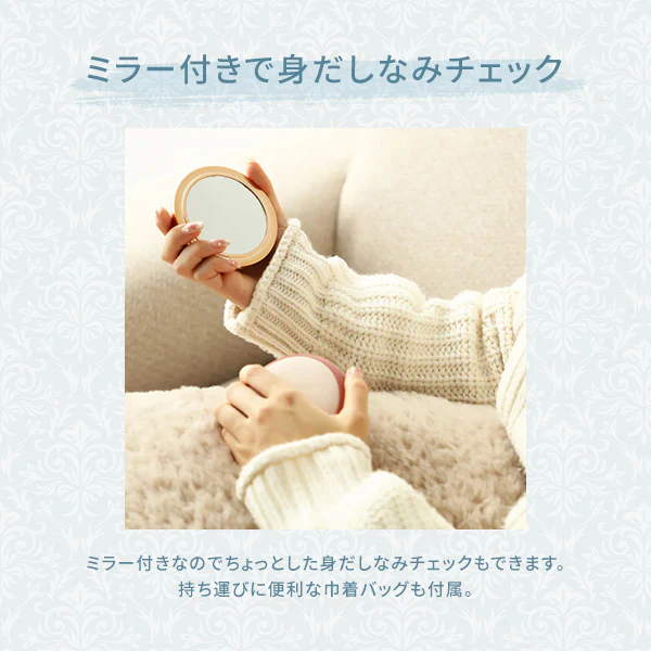 【2024年モデル】両手で使える充電式カイロ マーブル ホワイト - Image 5