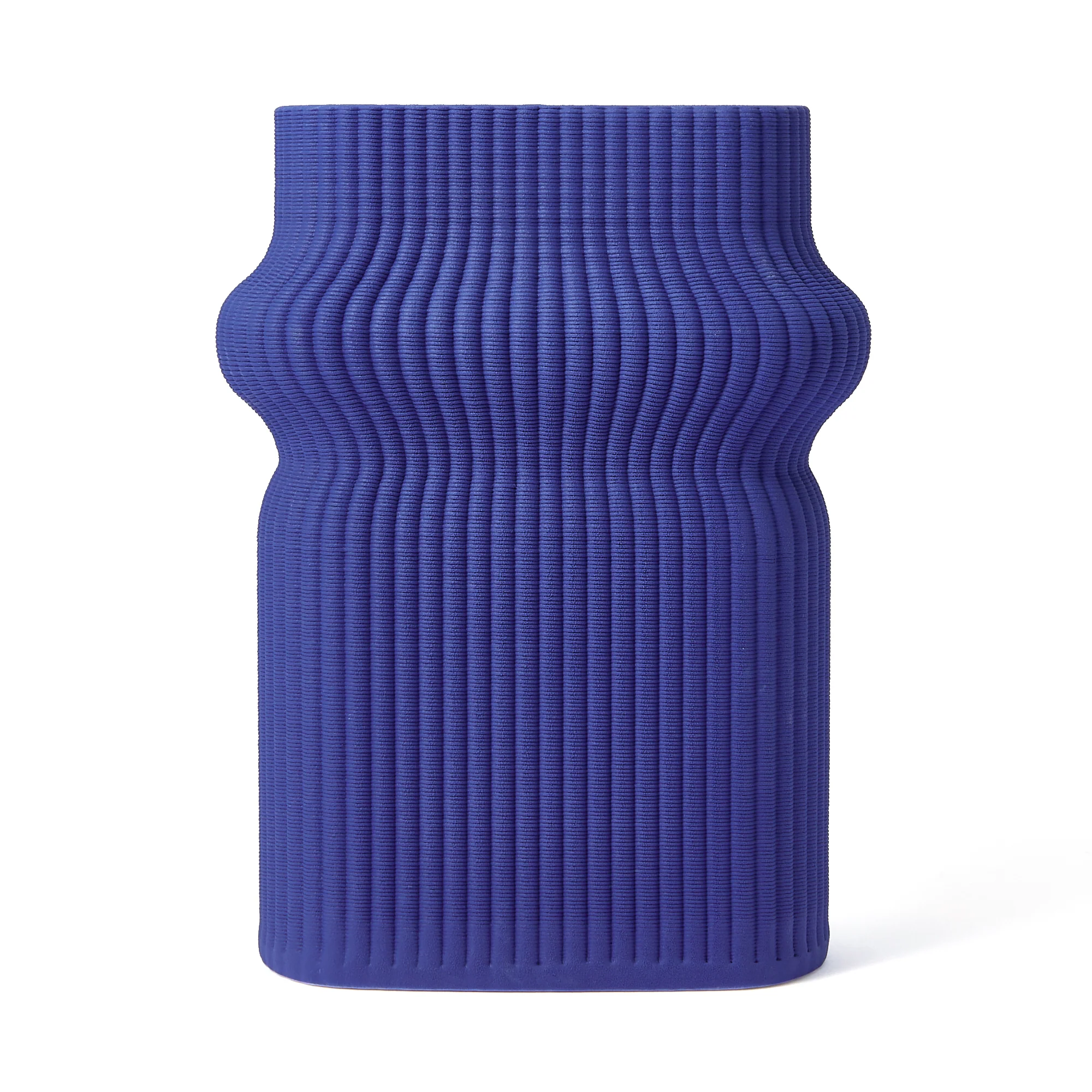 セラミック 3D フラワーベース M ブルー - Image 4