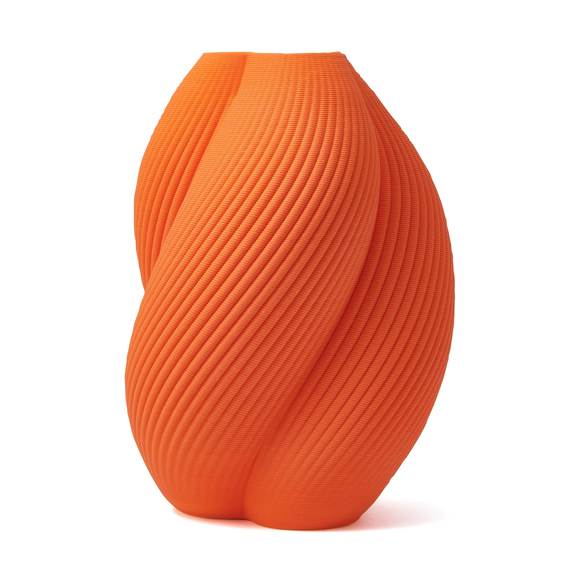 セラミック 3D フラワーベース M オレンジ - Image 4