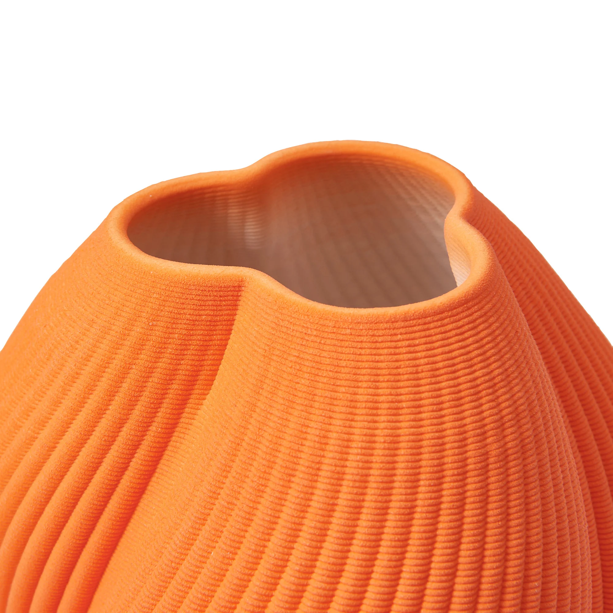 セラミック 3D フラワーベース M オレンジ - Image 5