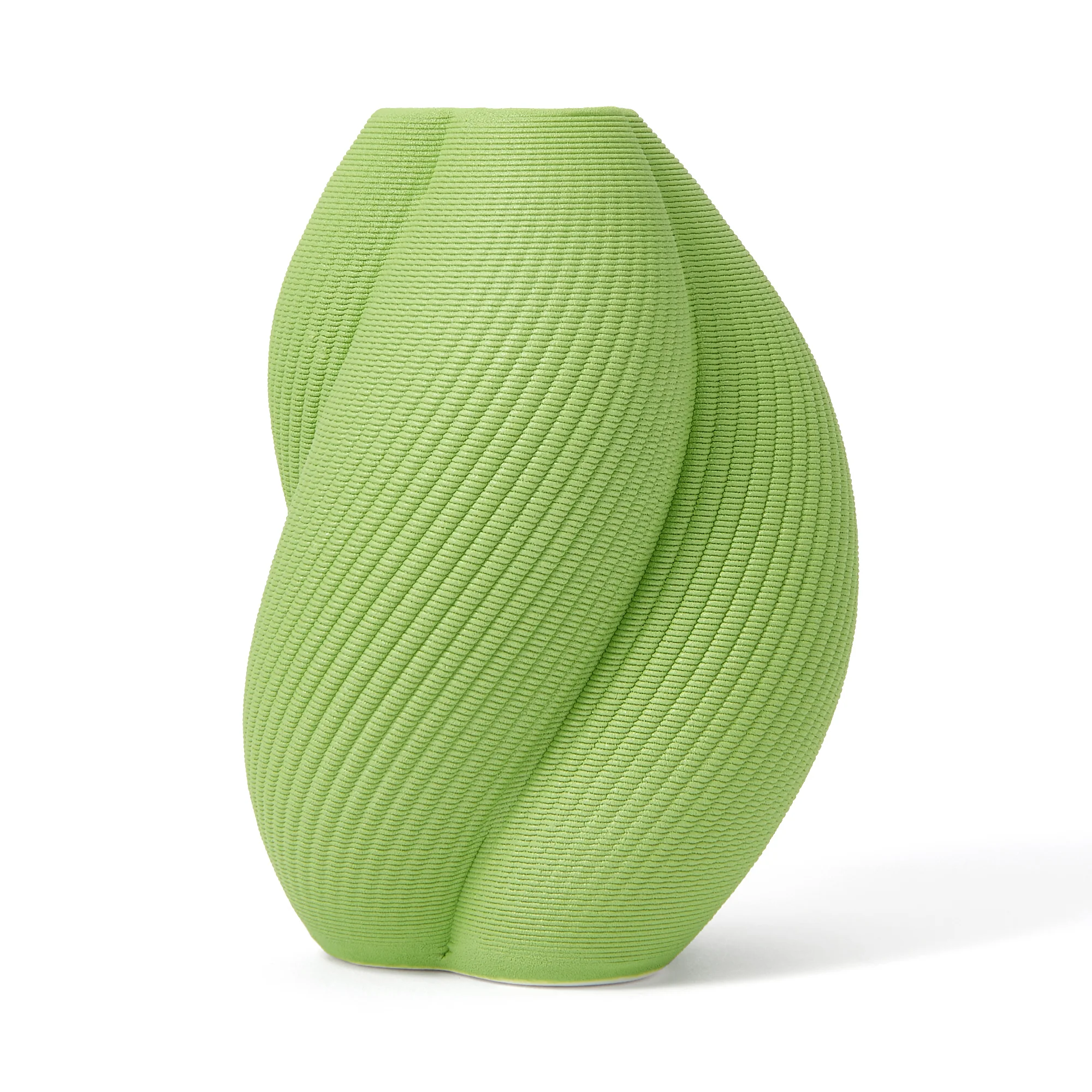 セラミック 3D フラワーベース S イエローグリーン - Image 5