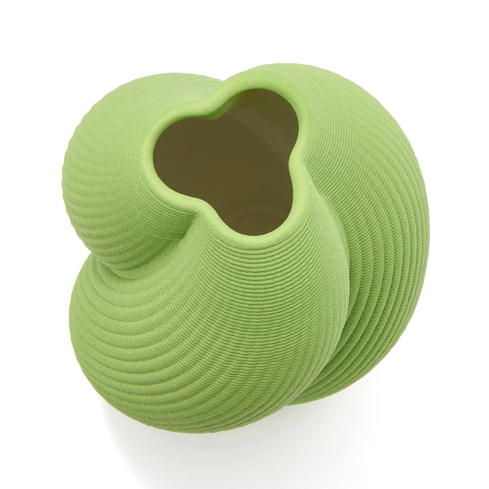 セラミック 3D フラワーベース S イエローグリーン - Image 7