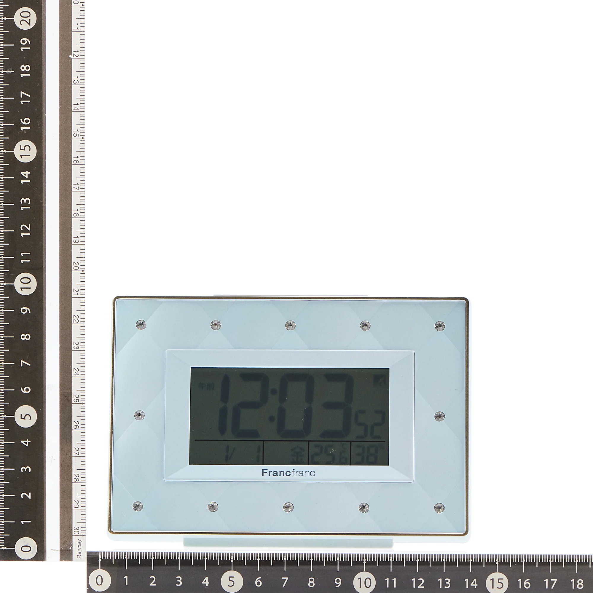 アビスコ 電波デジタルクロック ブルー - Image 8