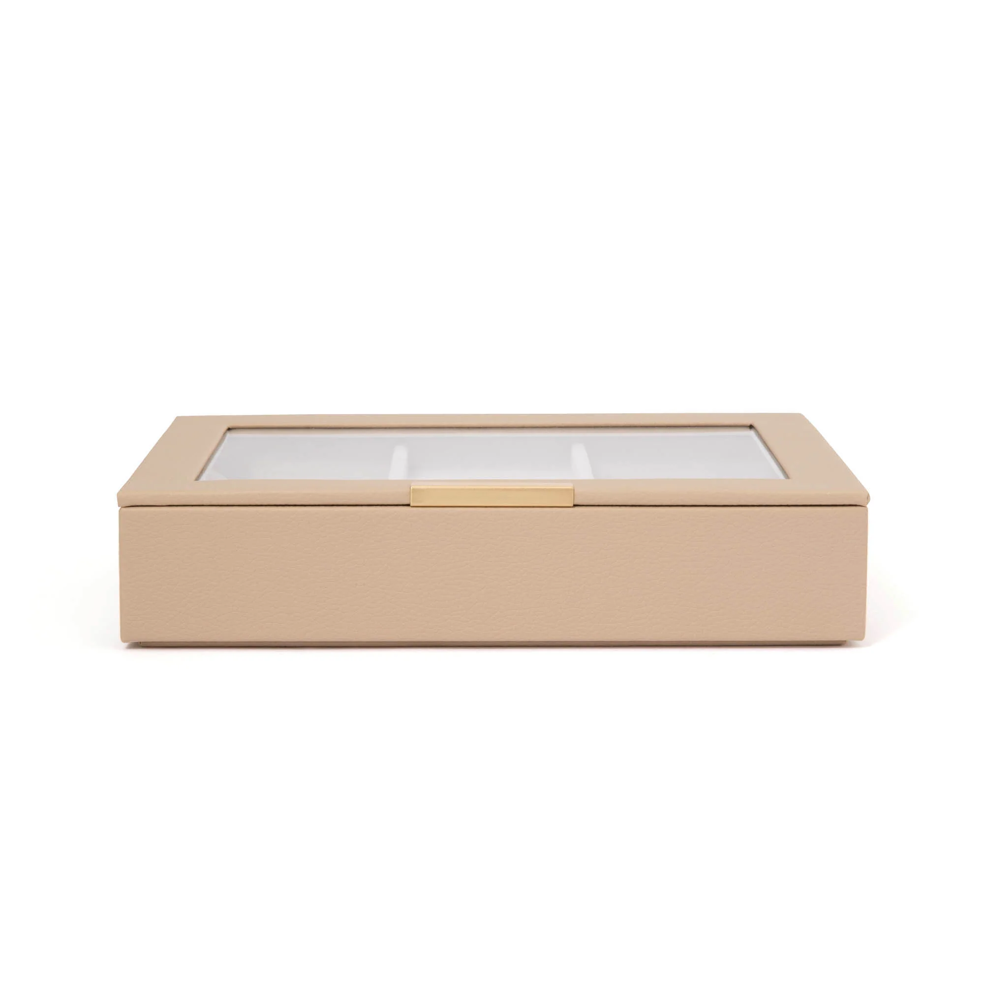 スタッキング ジュエリーボックス ディスプレイ蓋付き ベージュ - Image 4
