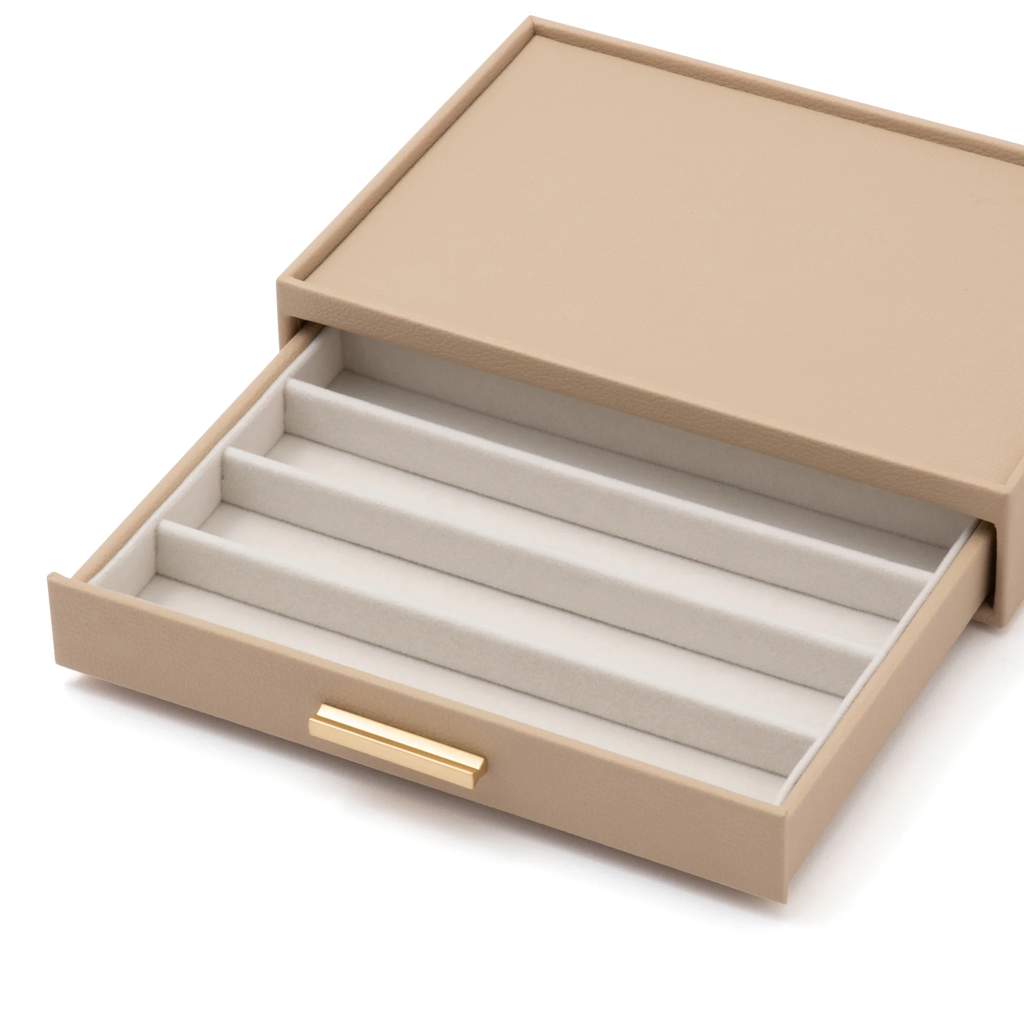 スタッキング ジュエリーボックス ネックレス ベージュ - Image 2