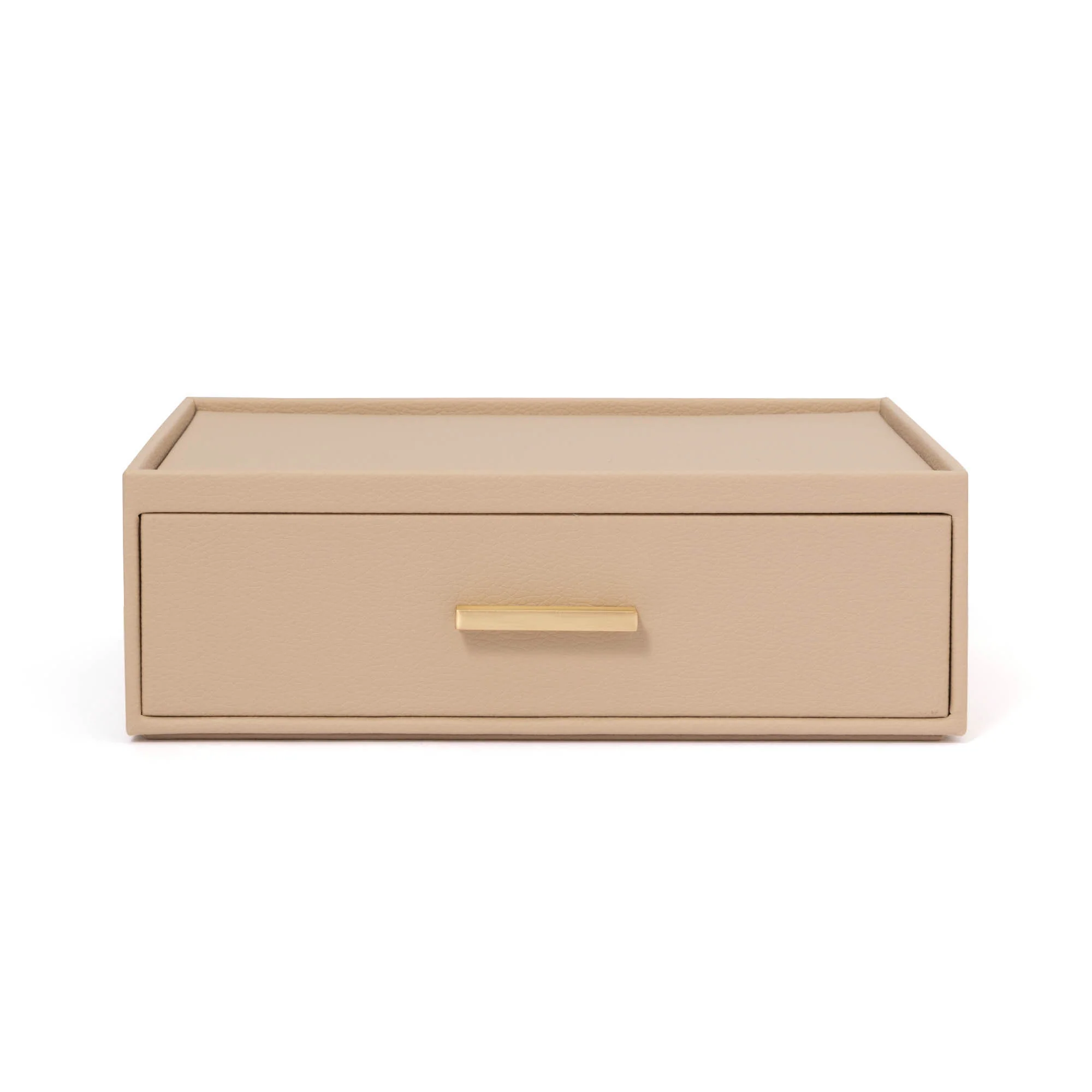 スタッキング ジュエリーボックス オープンマルチ L ベージュ - Image 2