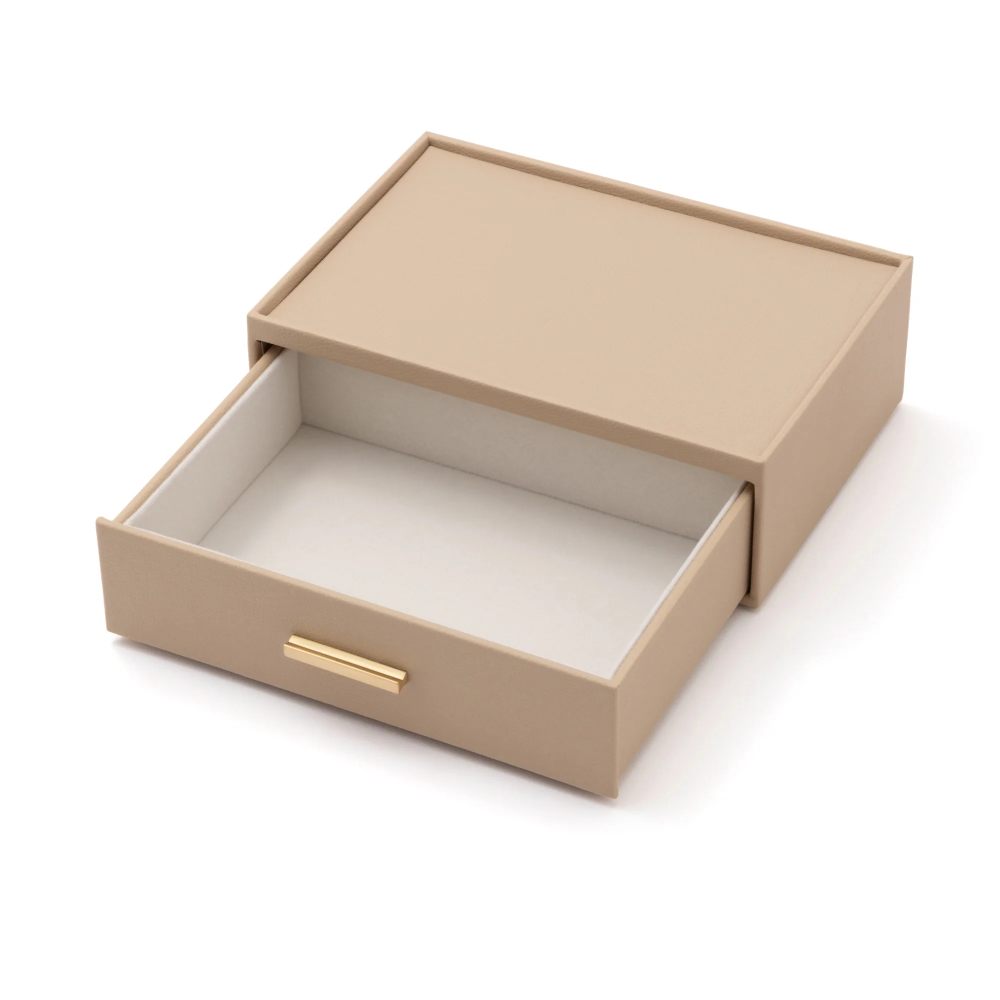 スタッキング ジュエリーボックス オープンマルチ L ベージュ - Image 6