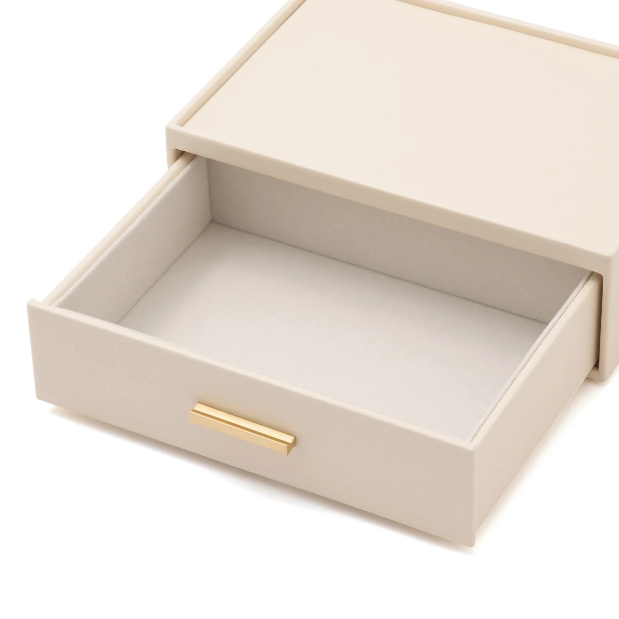 スタッキング ジュエリーボックス オープンマルチ L ホワイト - Image 2