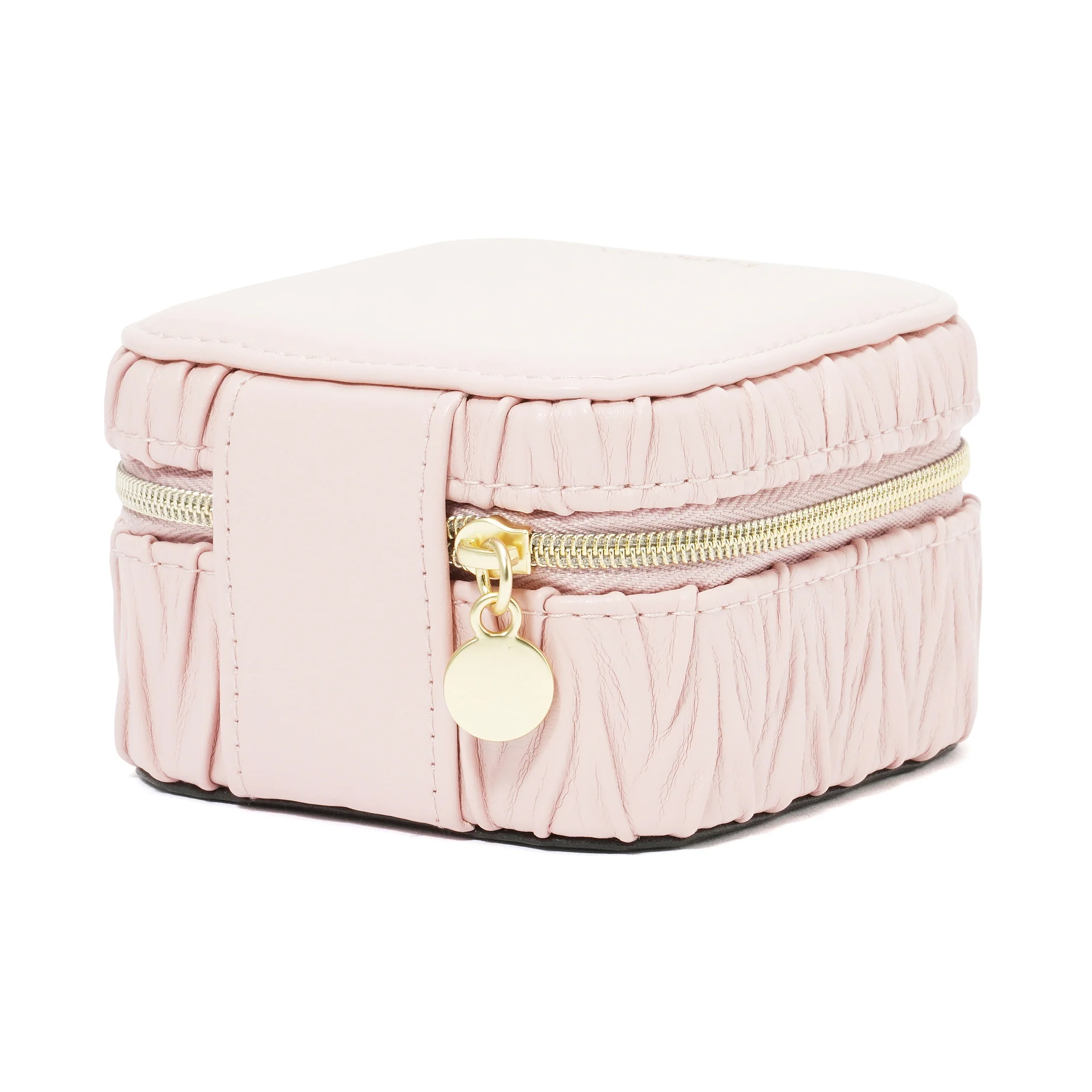 エンボス トラベルジュエリーボックス S ピンク - Image 3